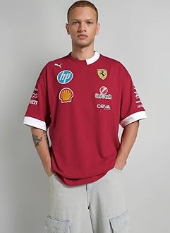 PUMA Scuderia Ferrari F1 2025 Driver's Oversized Tshirt