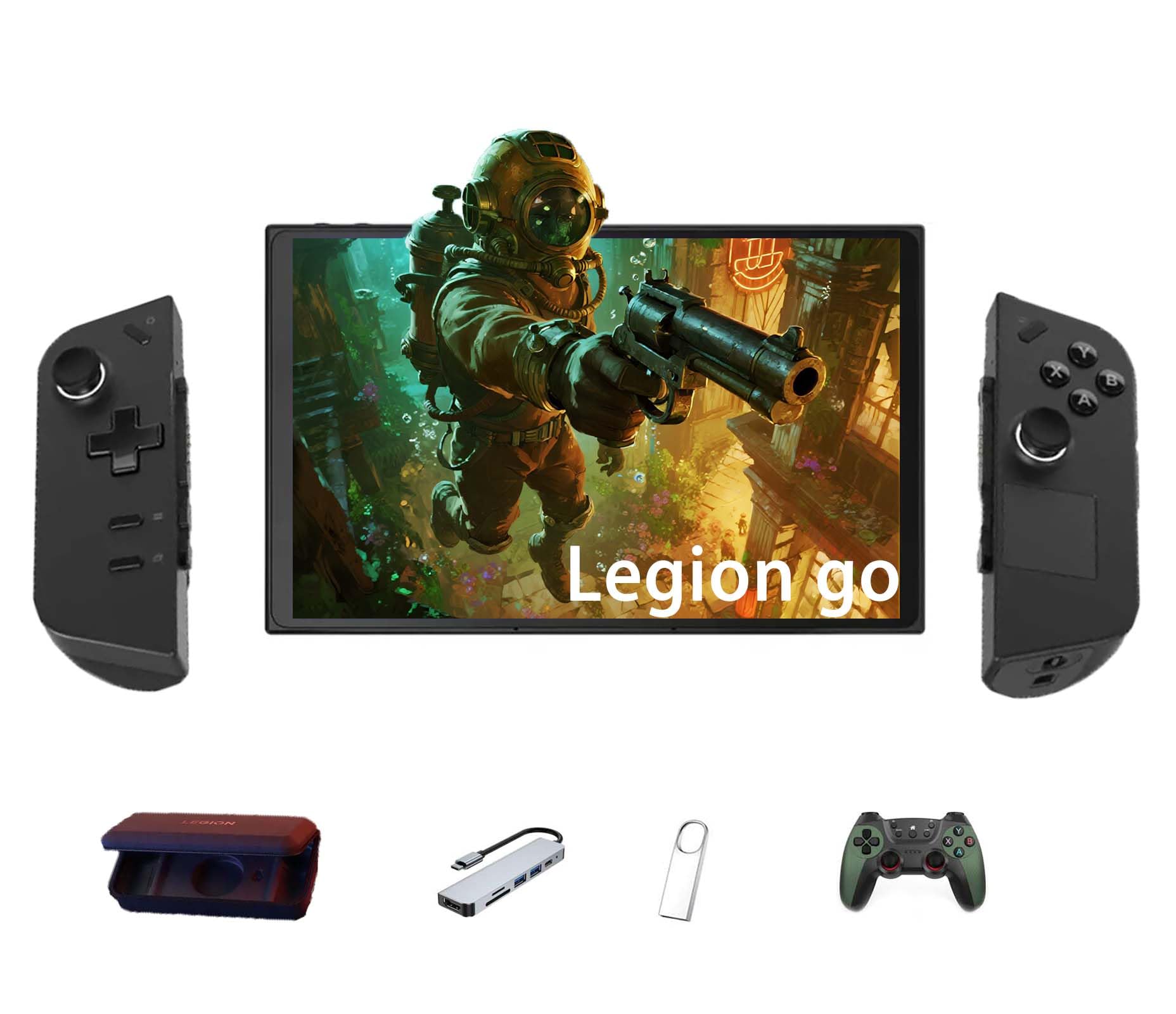 Lenovo New Legion Go, The Ultimate Flexible Handheld Gaming Consoles, 8.8" WQXGA IPS Color Touch Screen 144hz Display, AMD Ryzen Z1 Extreme CPU, 16GB Ram 1TB SSD, Windows 11 Home