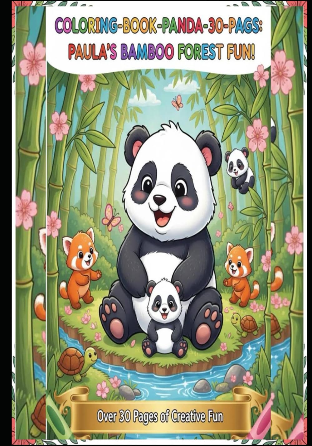 Kids Panda coloring books: children colouring book