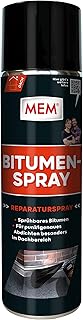 MEM Bitumen-Spray, Zur Abdichtung und für kleinere Reparaturen, Für verschiedene Untergründe, Schnelltrocknend, Schwarz, 500 ml