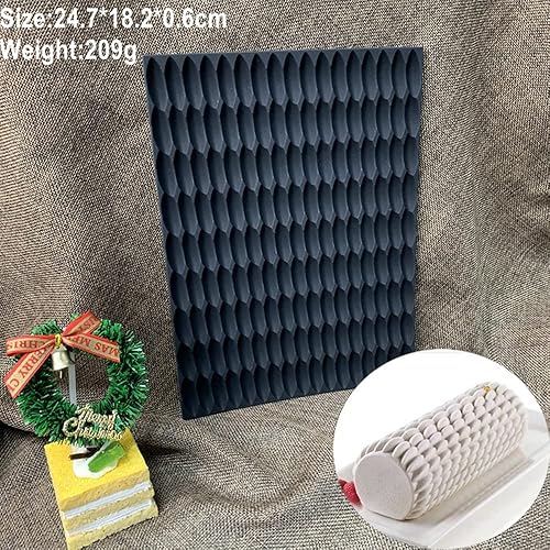 Miniatura 2 de Generic Molde suizo del cordón de la impresión de la estera del silicón de la torta del molde de la torta del molde de la torta