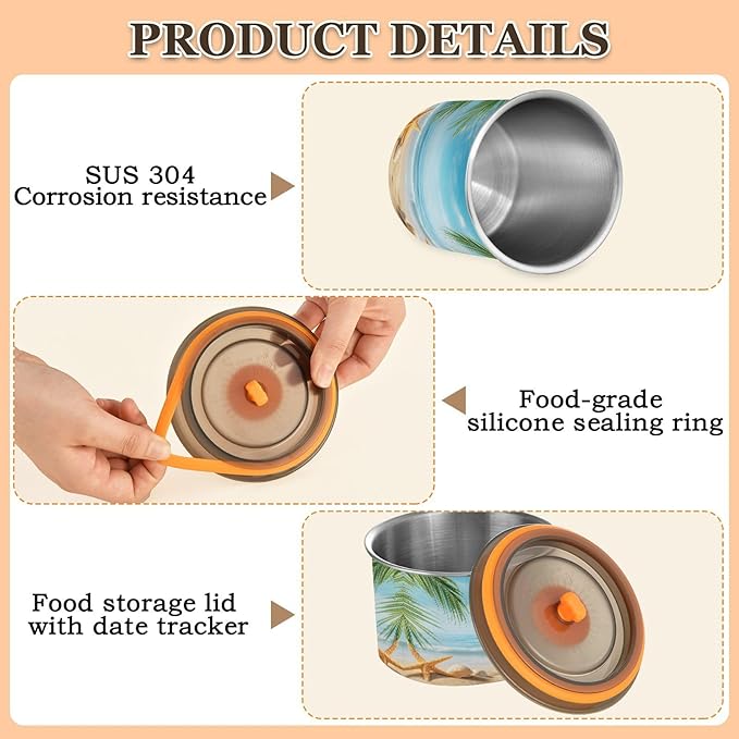 Contenedor de Acero Inoxidable para Café con Tapa Hermética 30oz miniatura 5