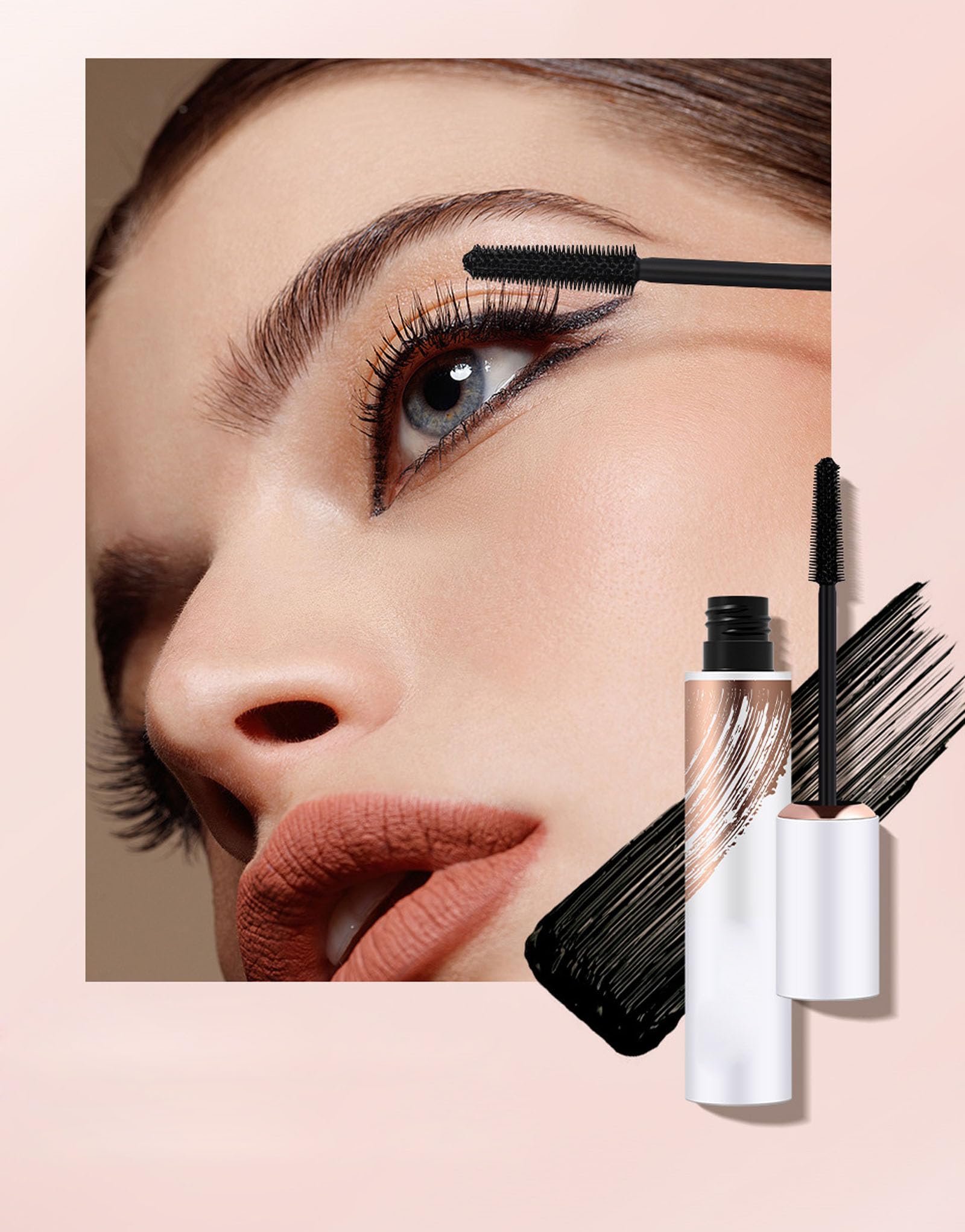 Mascara Allungante, Allungante E Volumizzante, Mascara Nero, A Lunga Tenuta E a Prova Di Sbavature, Ciglia Piene E Raffinate