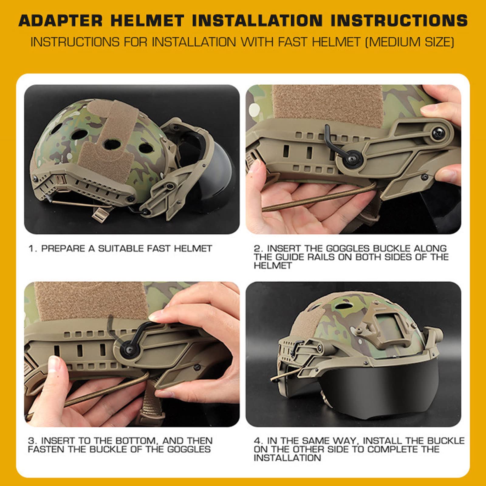 AVLUZ Gogle taktyczne z klapką, wiatroszczelne myśliwskie strzelectwo sportowe okulary ochronne, wojskowe airsoft paintball okulary Flip Up. (BK)