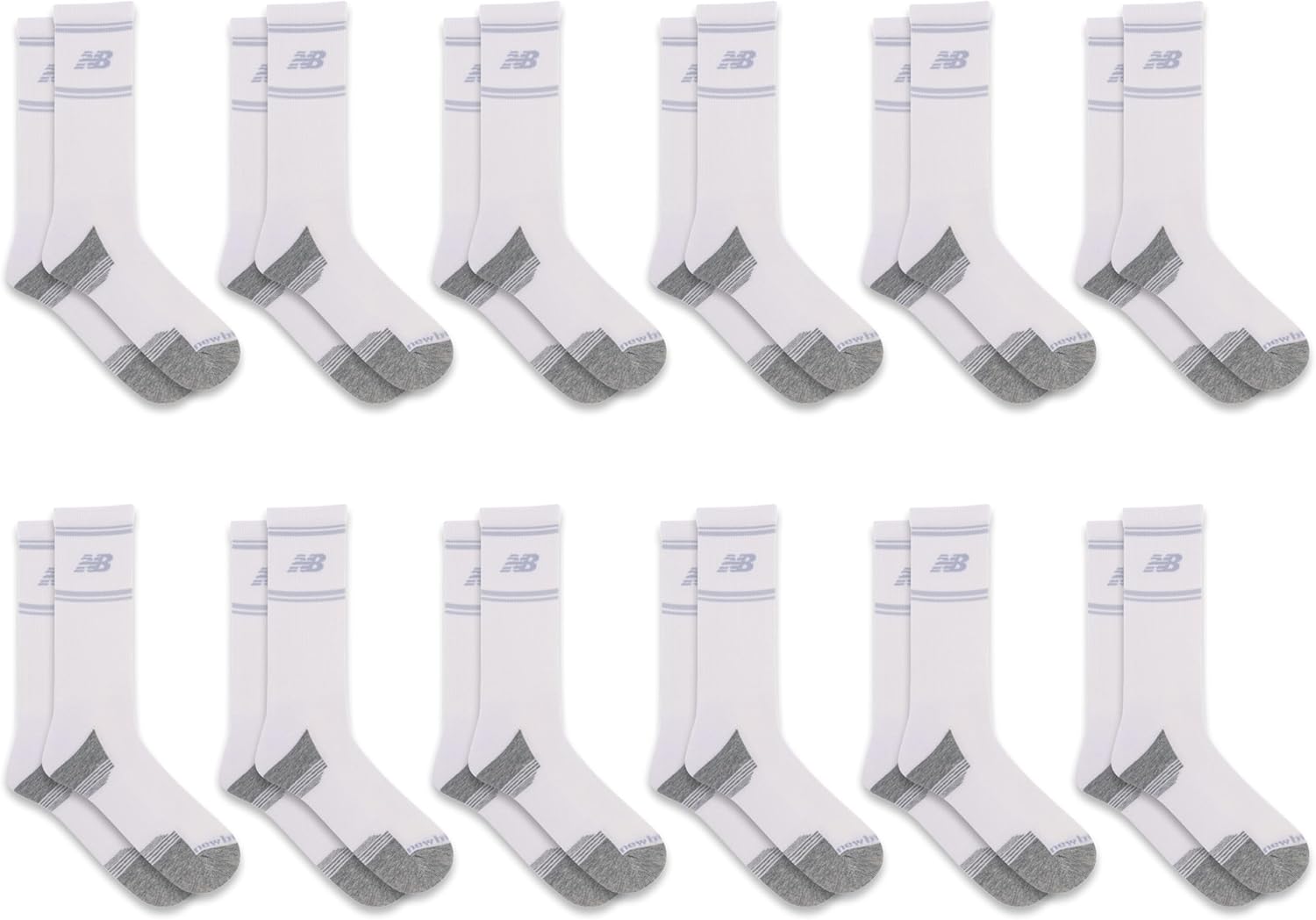 New Balance Unisex Adult Performance Cushioned Crew Socks - Image 5