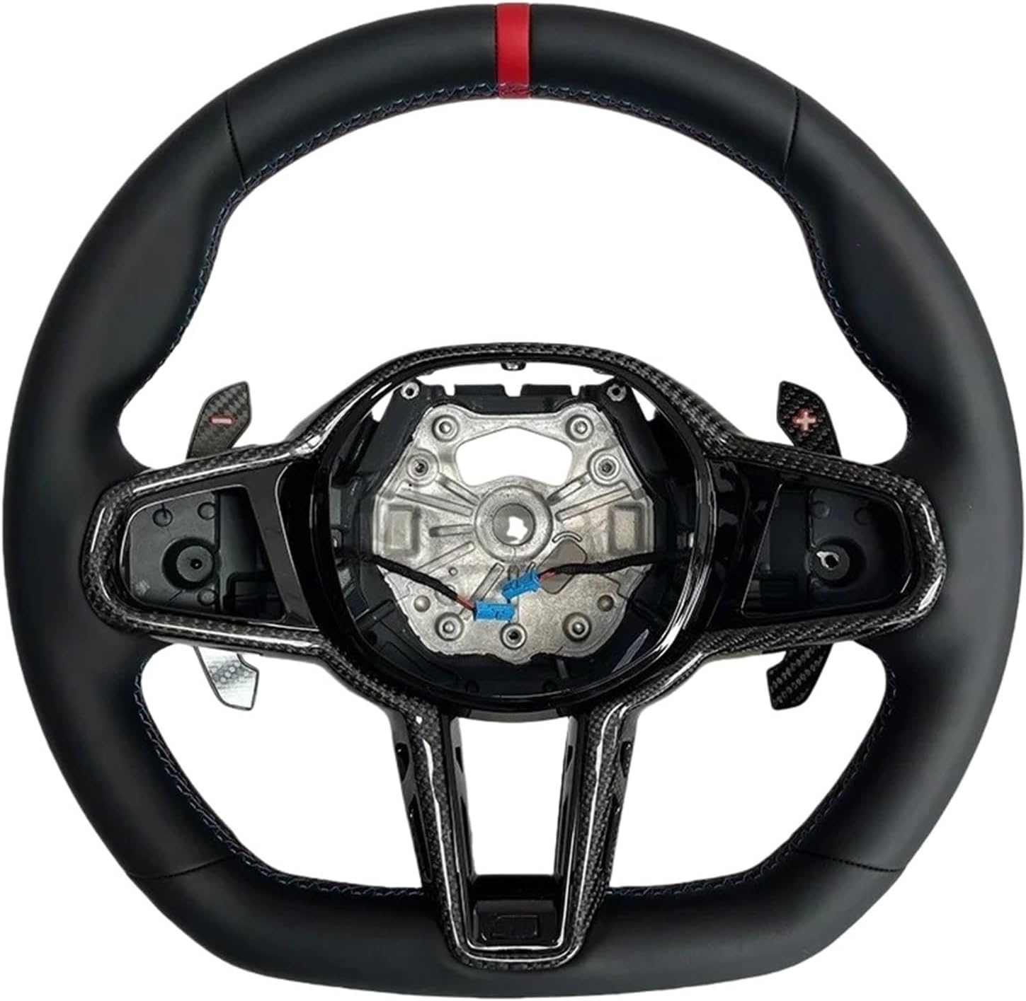 Steering Wheel CS Nappa Leather Compatible For BMW 4 5 3 Series G80 G81 G22 G23 G30 G80 G01 G20 G32 G87 G21 G26 Car Accessories(6-5-series)