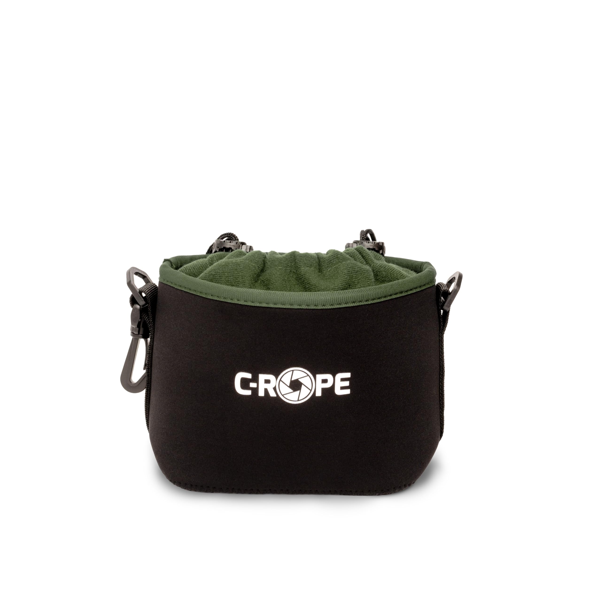 C-Rope Neoprene Camera Bag, Neoprene Pouch with Fleece Lining, Water Resistant, Camera Accessories, Black, M, Backpack