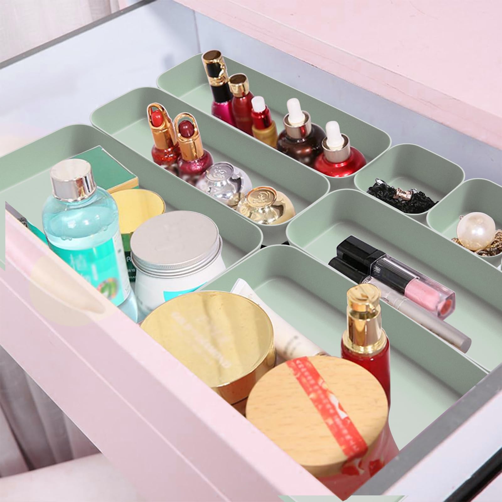 Armoire De Rangement Empilable à 25 Tiroirs Avec 50 Séparateurs