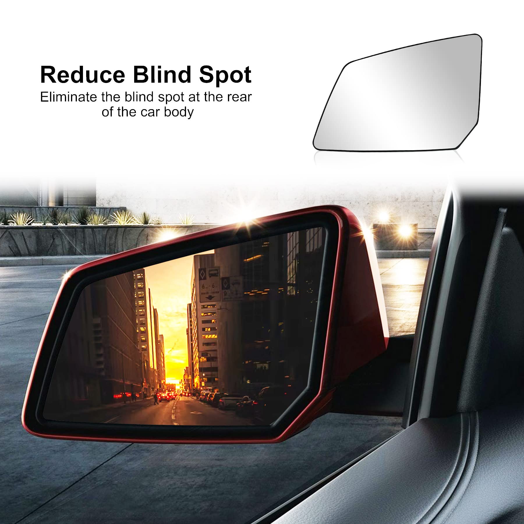 Purchase New Passengers Power Side View Mirror Glass Housing Heat Heated 07-08 GMC Saturn In - Foto 5