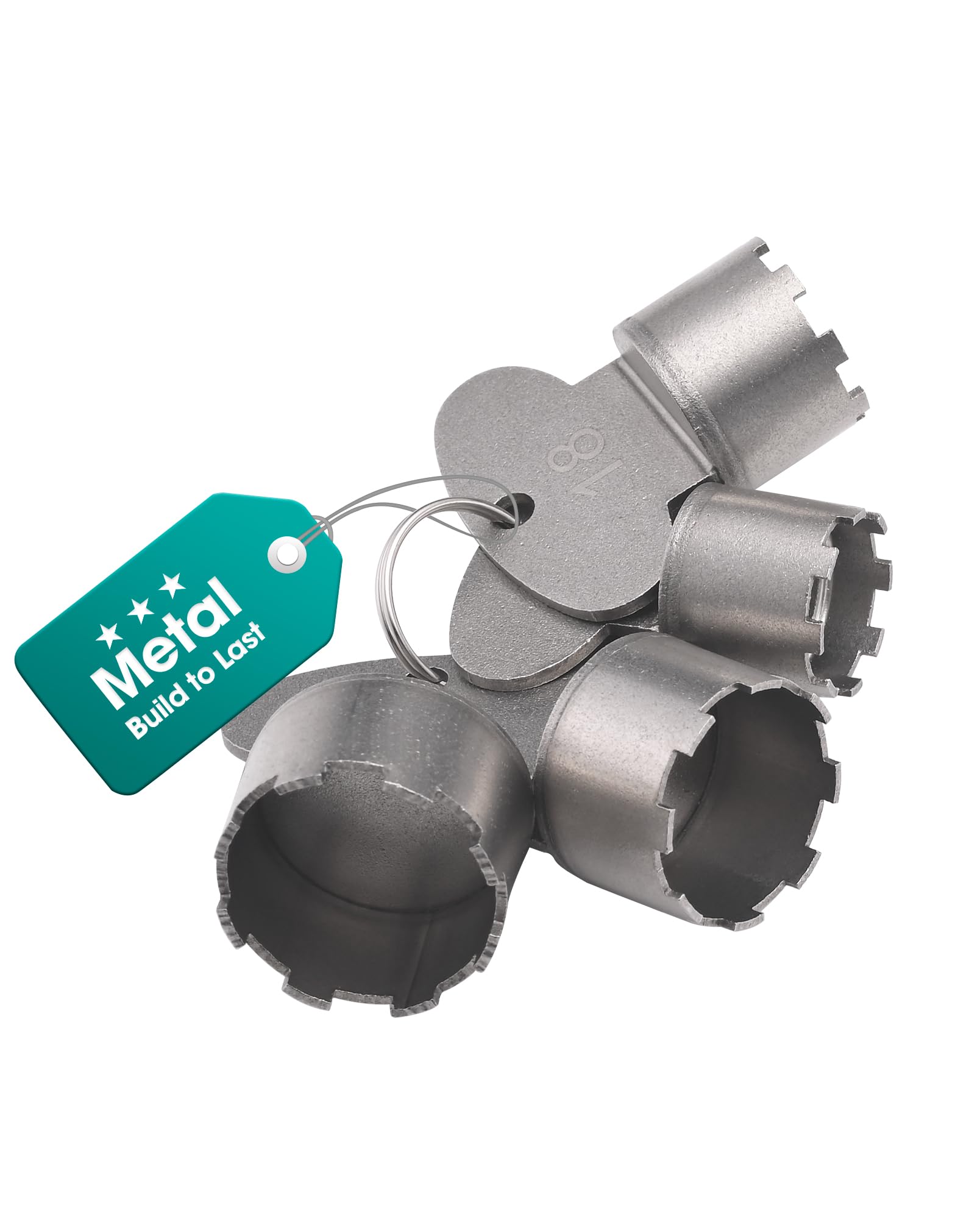 4 Pieces 304 Stainless Steel Faucet Aerator Key, Aerator Removal Tool with 4 Sizes (M24, M21.5, M18.5, M16.5), Compatible with Cache Fauce-image-39