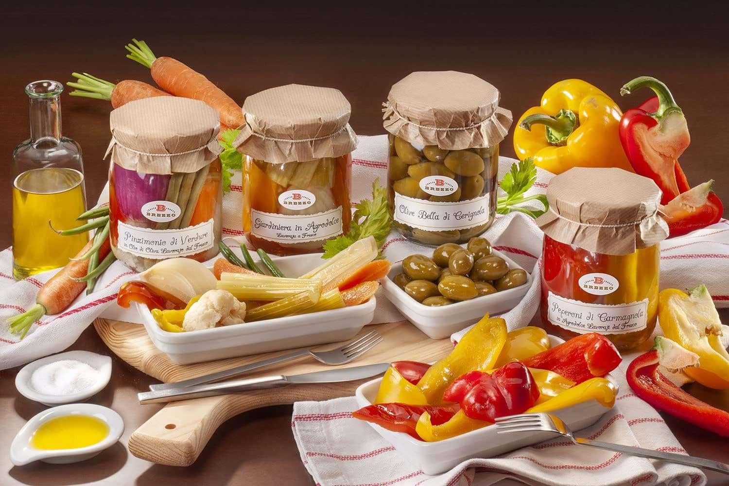Brezzo - Peperoni di Carmagnola in agrodolce 560gr