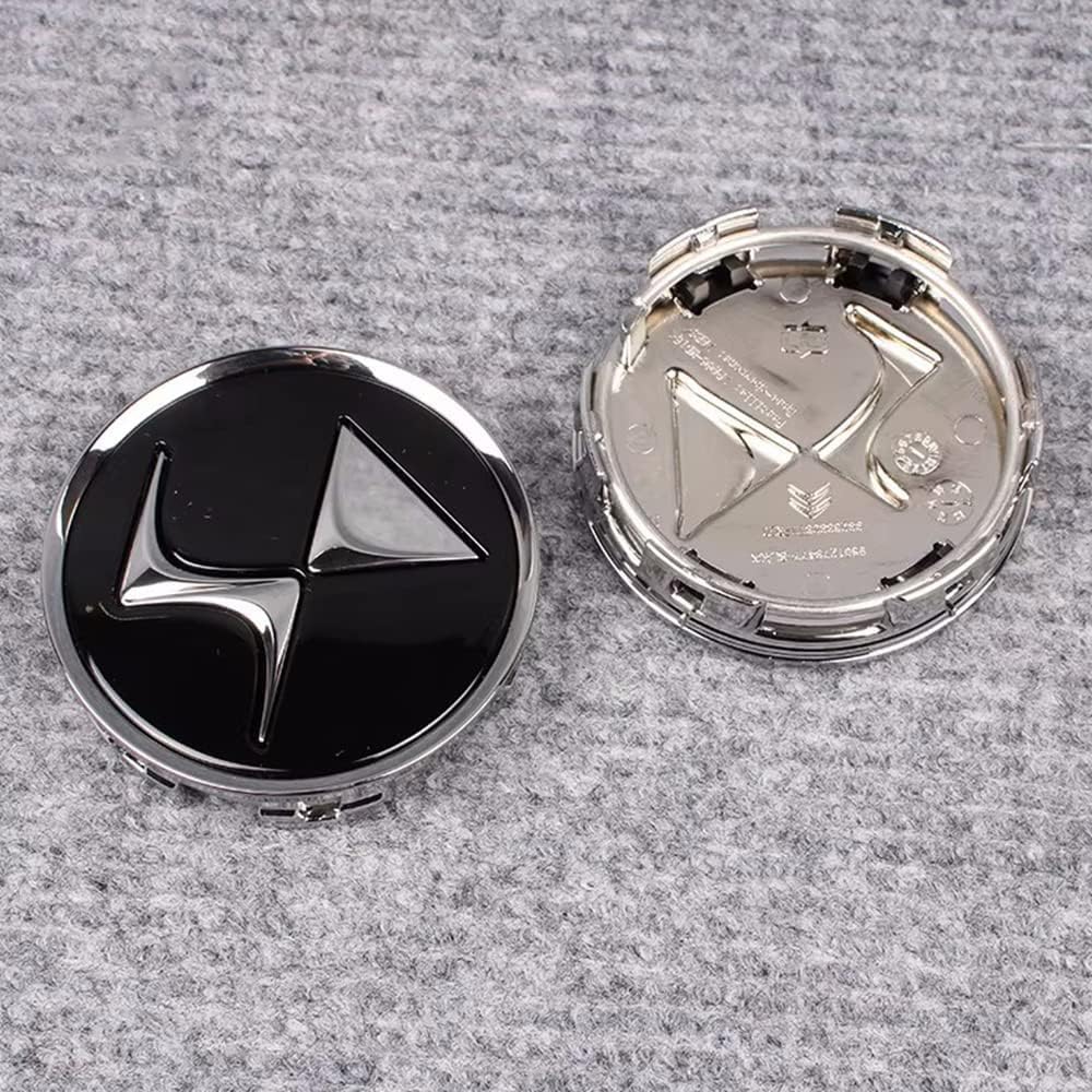 4 Pièces Voiture Cache Moyeux pour DS DS3 DS4 DS5 DS4S DS6 DS5LS Centre Jante Capuchons Enjoliveurs Décoration Couvercle Central Moyeu Roue Chapeau