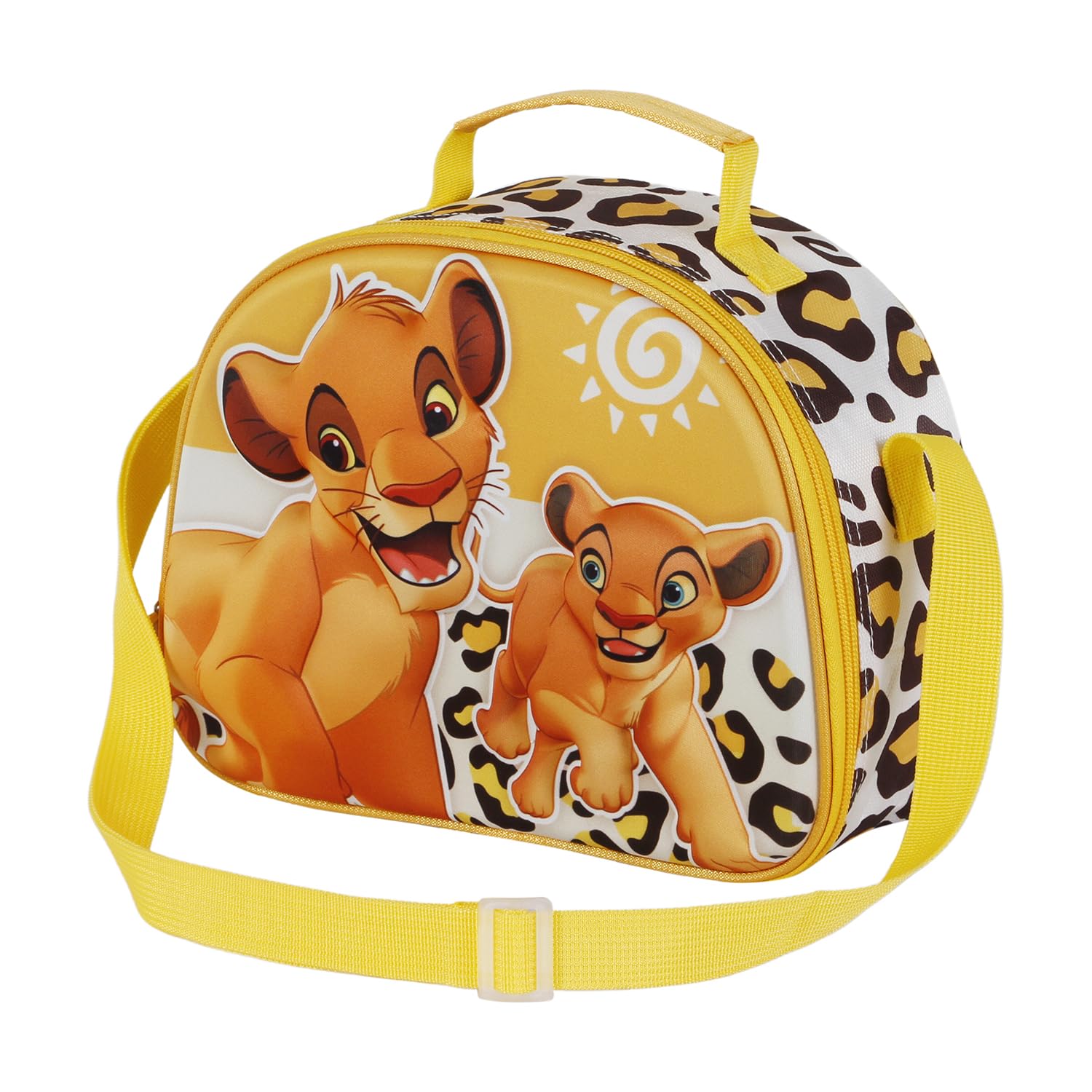 Disney Lion King Africa-3D Lunch Bag, Yellow, 25.5 x 20 cm