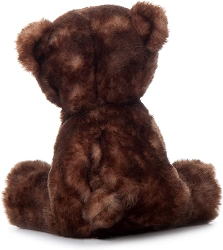 Miniatura 3 de The Petting Zoo Peluche de oso marrón, regalos para niños, animales salvajes del zoológico Onez, juguete de peluche de oso marrón de 9 pulgadas