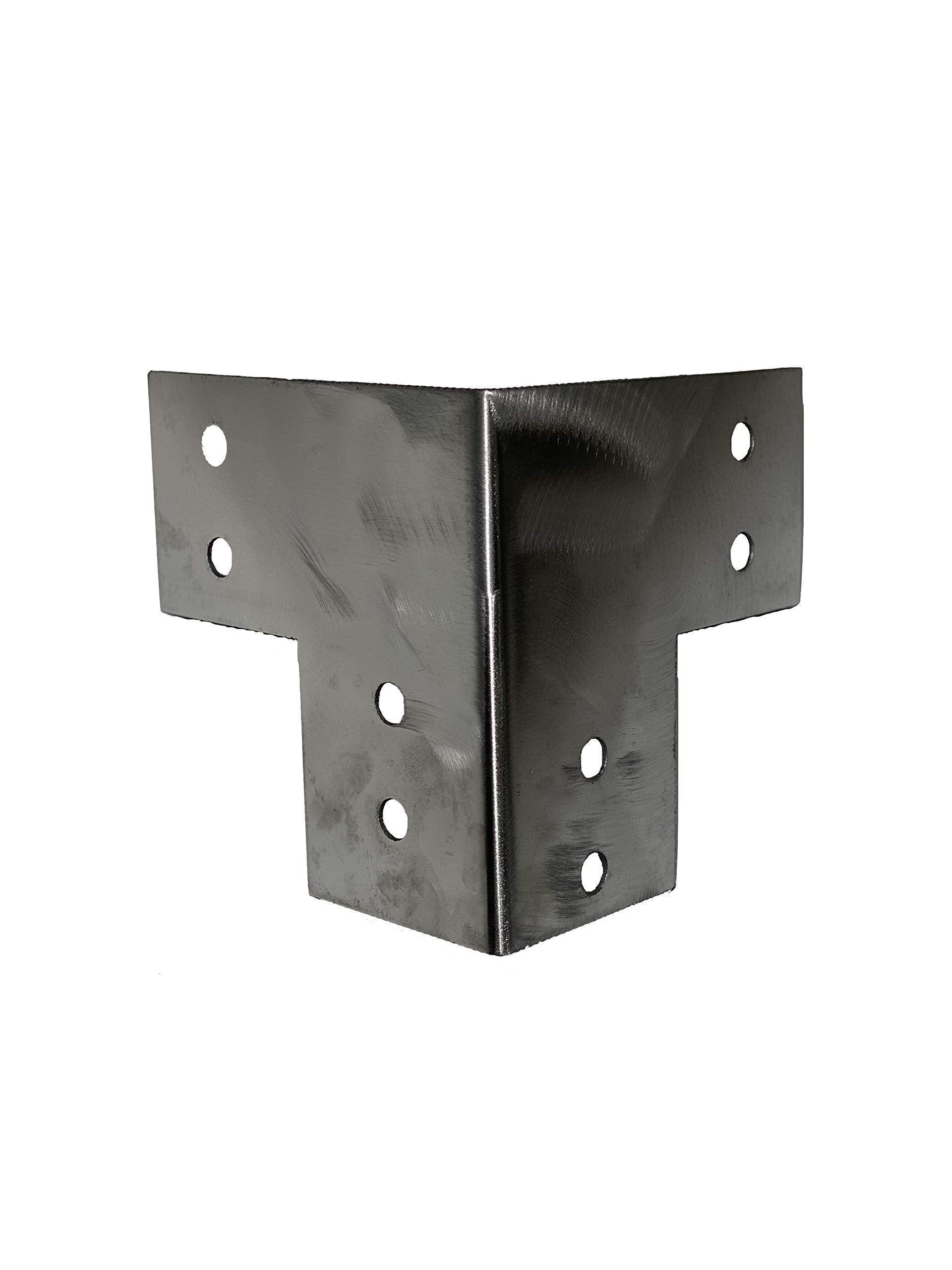 6" Shop Table Heavy Duty 6x6 Corner Brackets for 6 x 6 Posts | DIY Workbench | Pergola Bracket | Made In the USA!