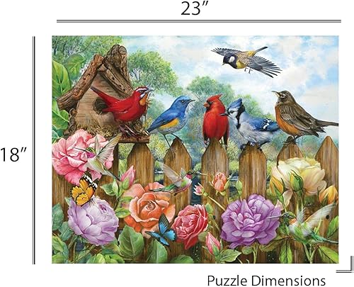 Miniatura 4 de Springbok Puzzle to Remember - Alzheimer & Demencia Actividad - Rompecabezas de 36 piezas Morning Serenade - Hecho en Estados Unidos