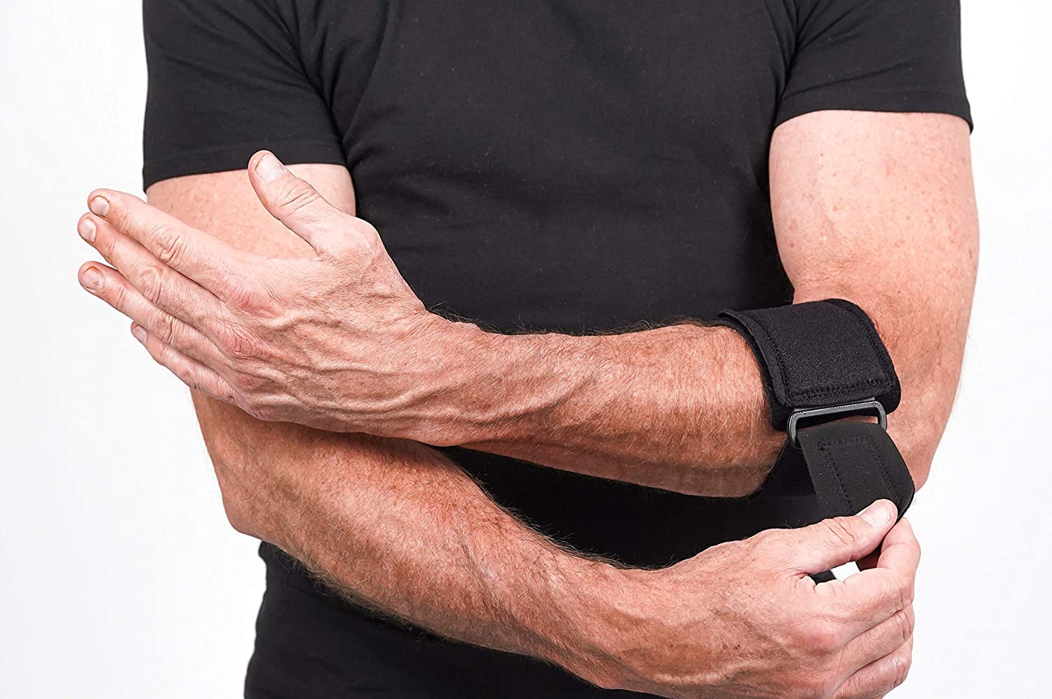 Buy Tennis Elbow Brace Support Strap Elastic Armband Gel Pillow for