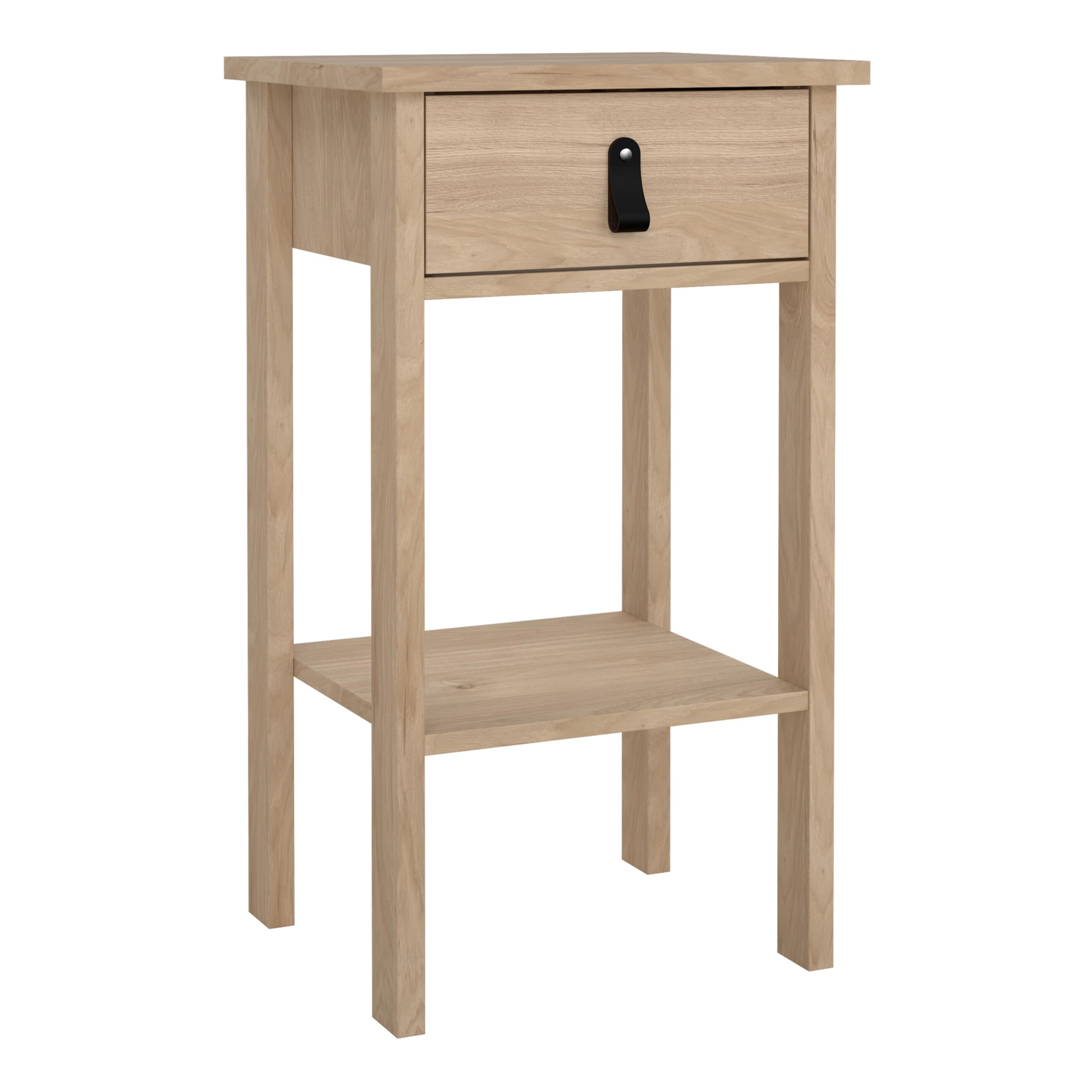 Furniture To Go Barcelona Bedside Table with 1 Drawers in Oak