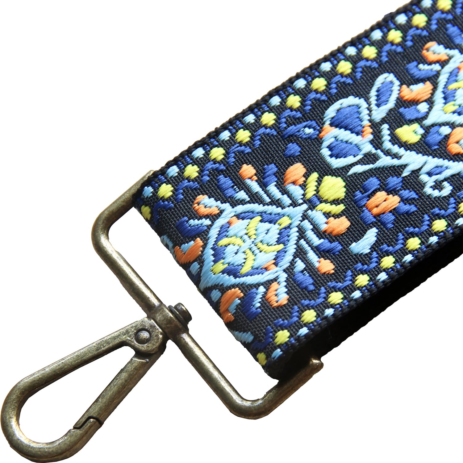 Xundefeng 2" Wide Women's Boho Replacement Handbag Straps for Crossbody Purse Bags Lady Girls Canvas Bag Strap W - Image 2