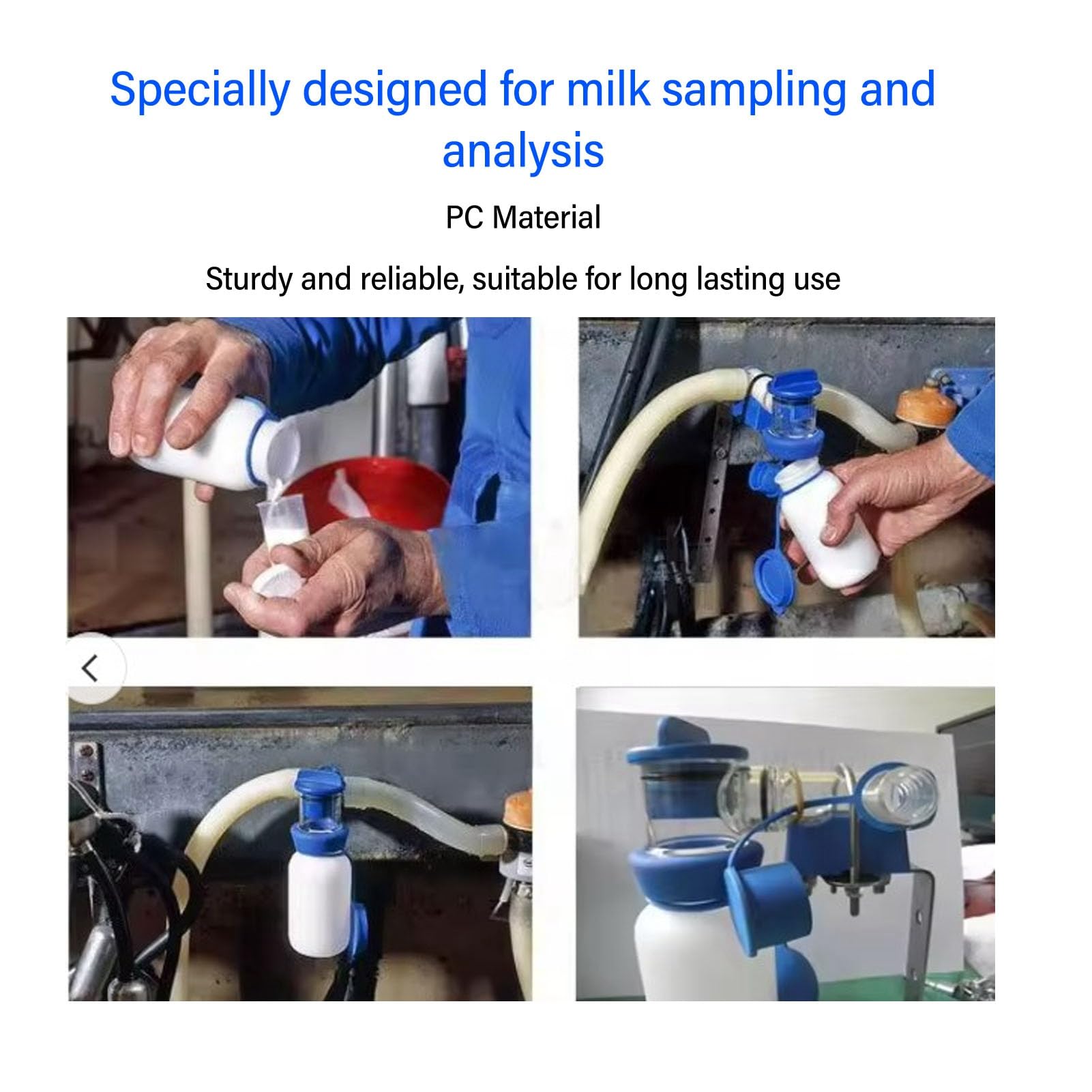 Haofy Échantillonneur de Lait pour Ferme et Élevage, Tasseur Prélèvement Laitier 200ML Efficace, conçu pour la qualité et Le contrôle de la qualité des Vaches et chèvres laitières