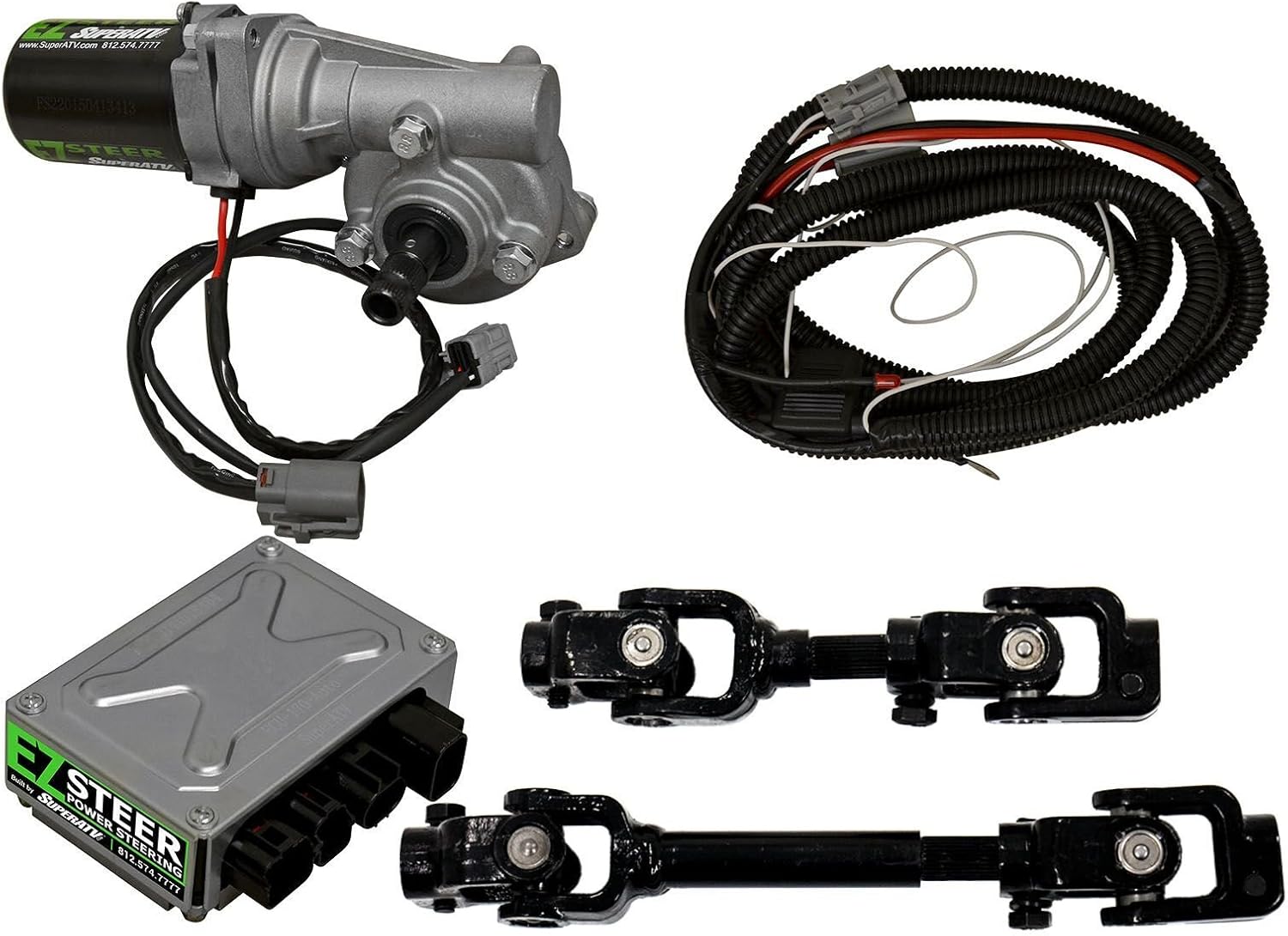 SuperATV EZ-STEER Power Steering Kit Compatible with Honda Pioneer 700 (2017-2022) - Eliminates Bump Steer and Reduces Steering Efforts For a More Enjoyable Ride