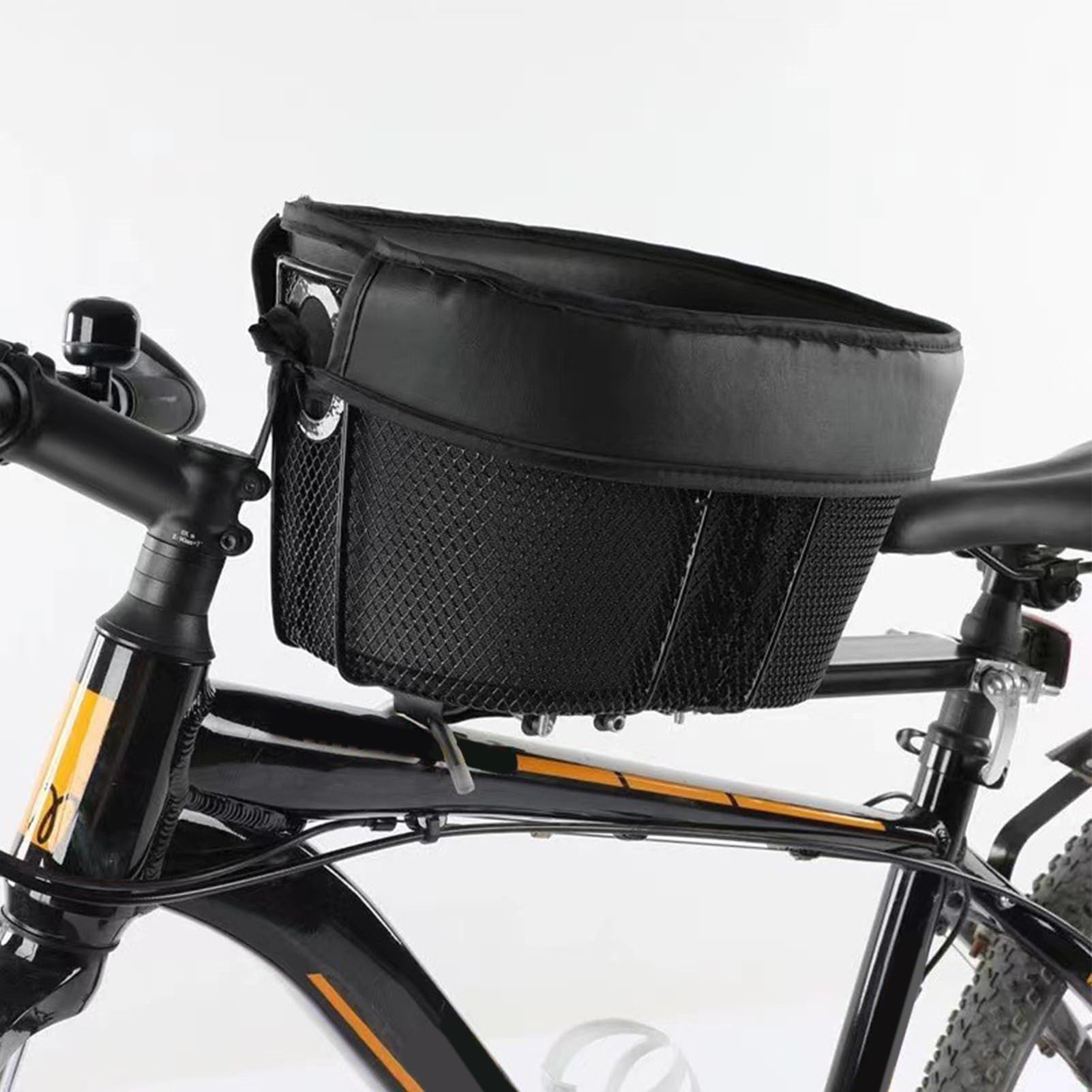 Cesta de Bicicleta para Perros de 6 kg, 34 × 28 × 18 cm, para el portaequipajes – con Marco de Metal Estable, Acolchado Suave, Cesta extraíble, Impermeable, Cesta para Manillar para Perros
