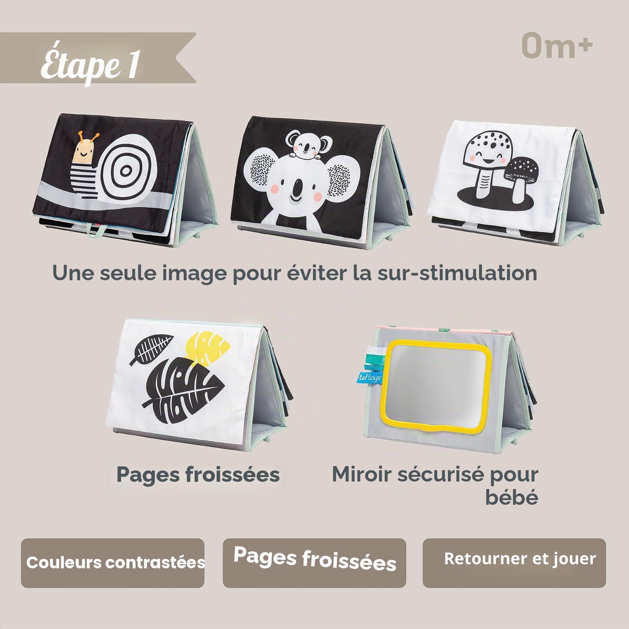 Taf Toys - 12395 - Livre chevalet koala