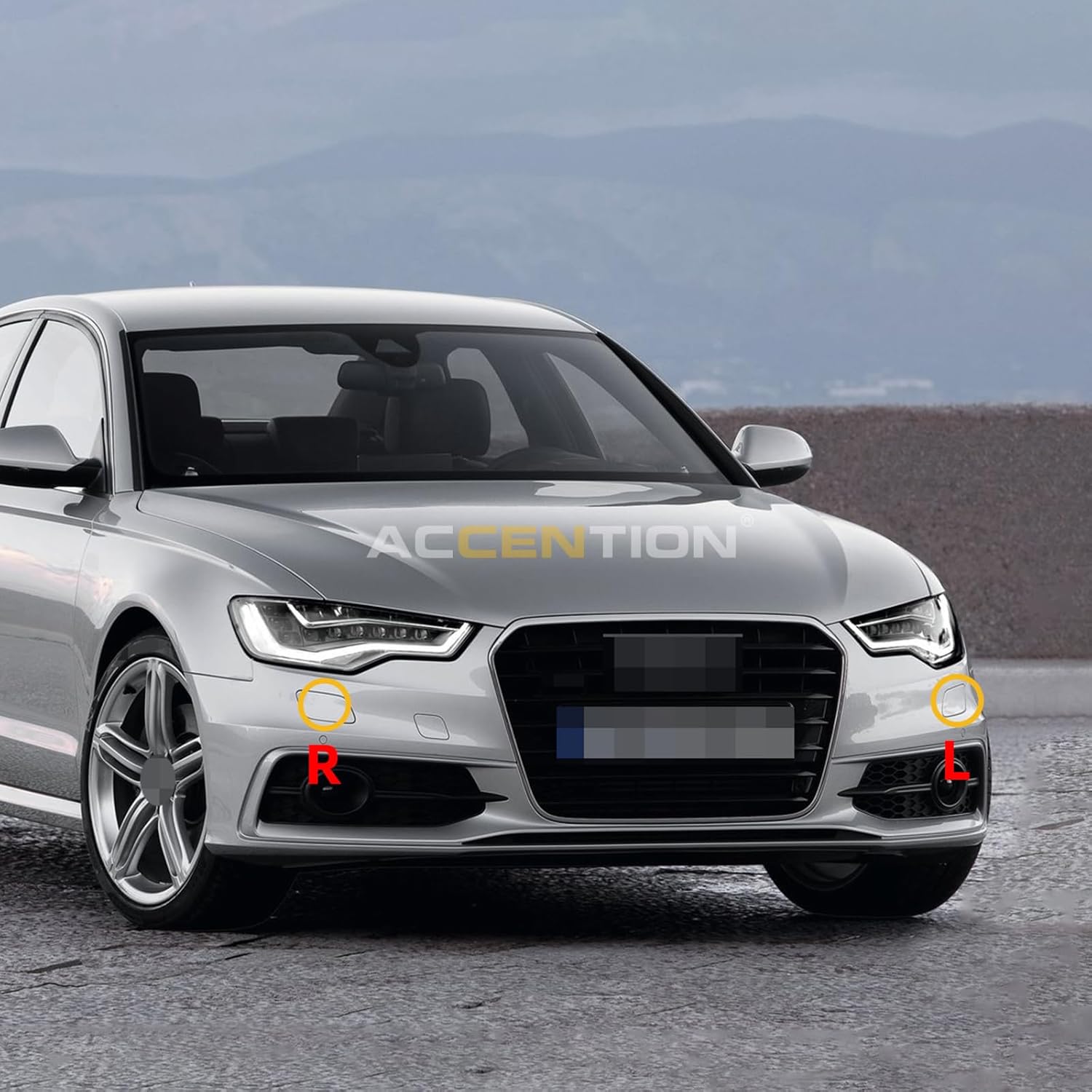 For Audi A6 C7 Quarrto 2011 2012 2013 2014 Front Bumper Headlight Washer Lift Cylinder Spray Nozzle Jet Left And Right