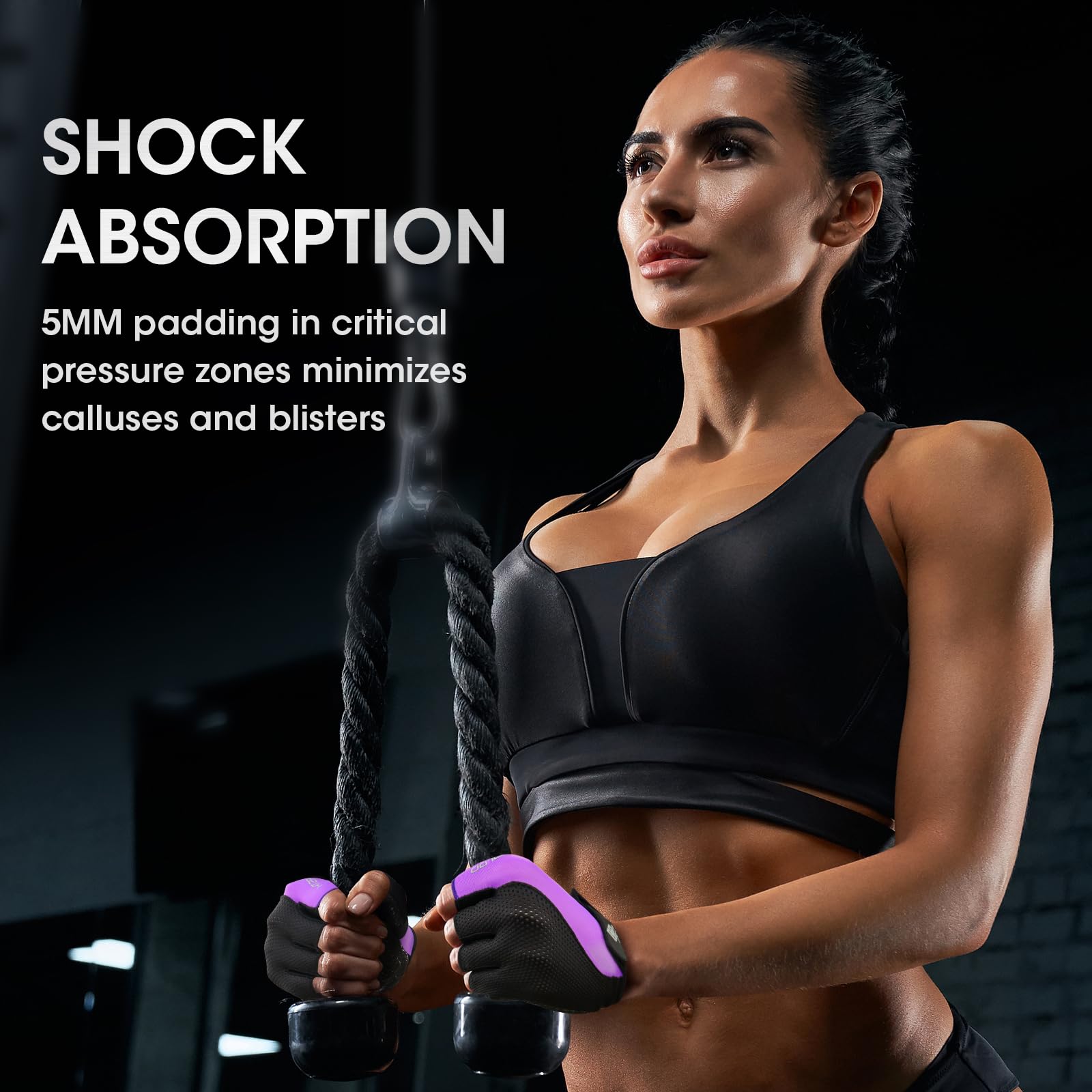 Guanti da allenamento per uomini e donne, guanti per sollevamento pesi, per esercizi, allenamento in palestra, fitness, traspiranti e con presa eccellente