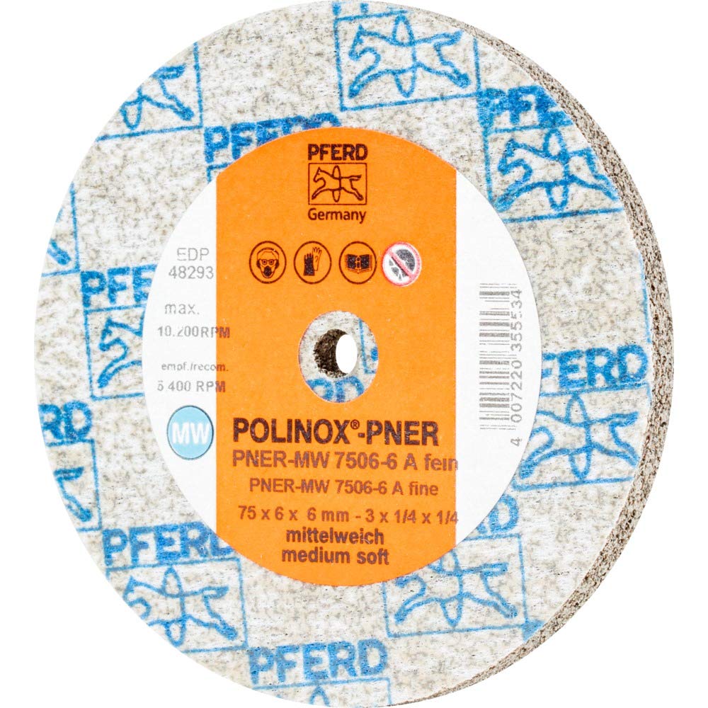 PFERD POLINOX-ruota abrasiva compatta PNER-MW 7506-6 A F