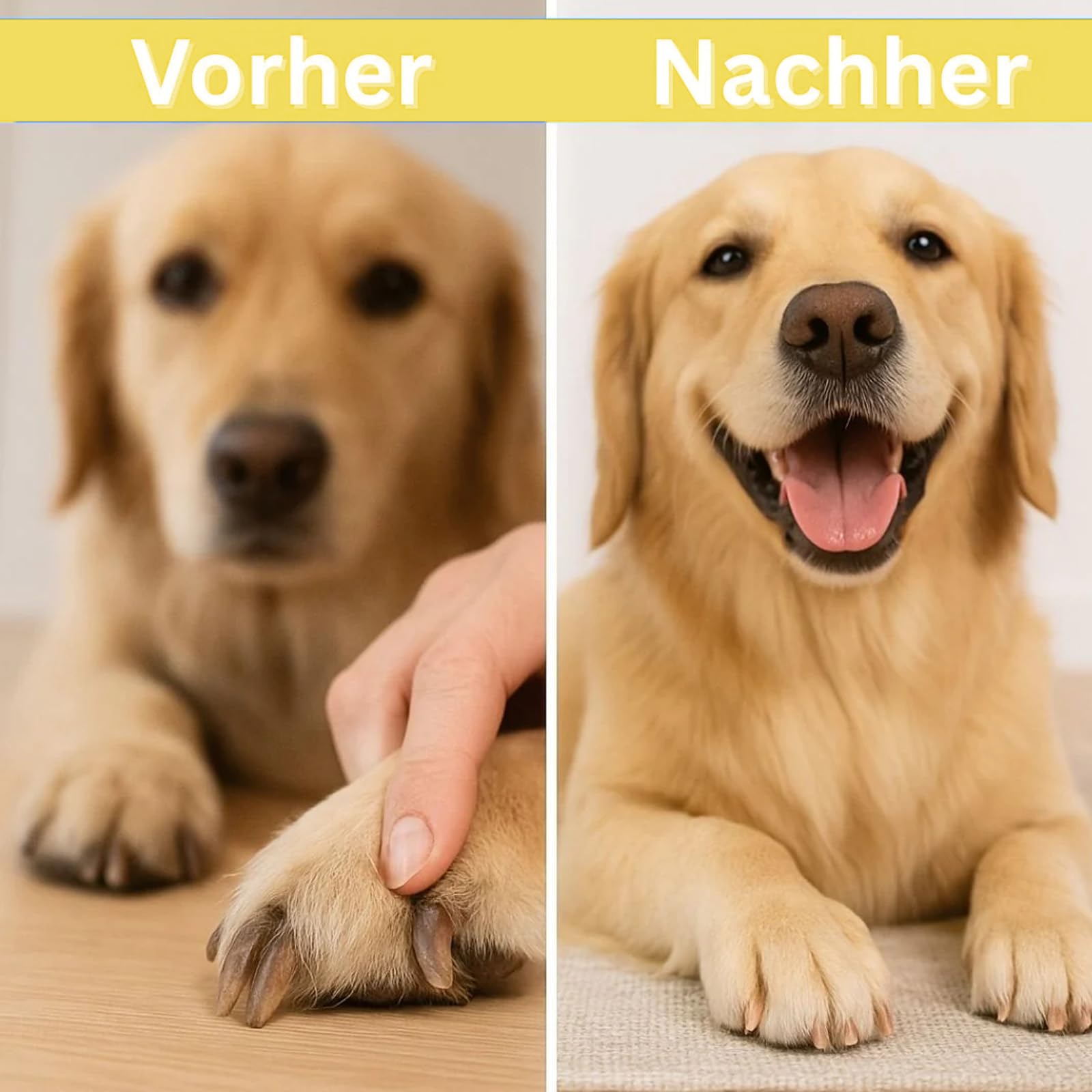 Premium-Krallenpflege Set, Krallenschleifer Für Hunde 3 Geschwindigkeitsstufen, Mit Krallenschere, Schleift Sanft, Sichere & Stressfreie Elektrische Krallenpflege Bei Deinem Liebling (2PCS)
