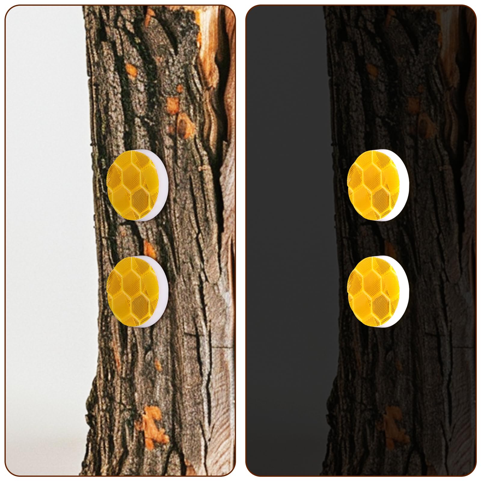 XIHIRCD 100uds Tachuelas Reflectantes para Caza, Senderismo y Supervivencia al Aire Libre