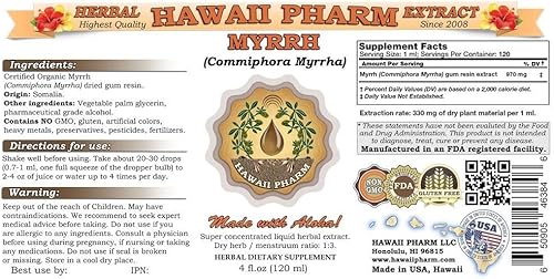 Miniatura 7 de HawaiiPharm Extracto líquido de mostaza, mostaza orgánica (Sinapis Alba), suplemento de hierbas de tintura de semillas secas, fabricado en Estados