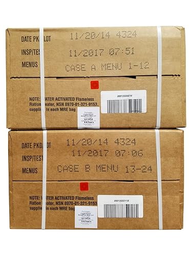 MaletĂn original militar MRE comida lista para comer inspecciĂłn definitiva por Ammo Can Man inspeccionar fecha 112017 o posterior MaletĂn original militar MRE comida lista para comer inspecciĂłn definitiva por Ammo Can Man inspeccionar fecha 112017 o posterior