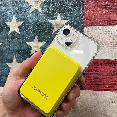 Miniatura 3 de RapidX - Cargador inalámbrico magnético Boosta, cargador portátil de batería de 5000 mAh para iPhone 13  13 Pro  13 Pro Max  13 Mini  12  12 Pro  12