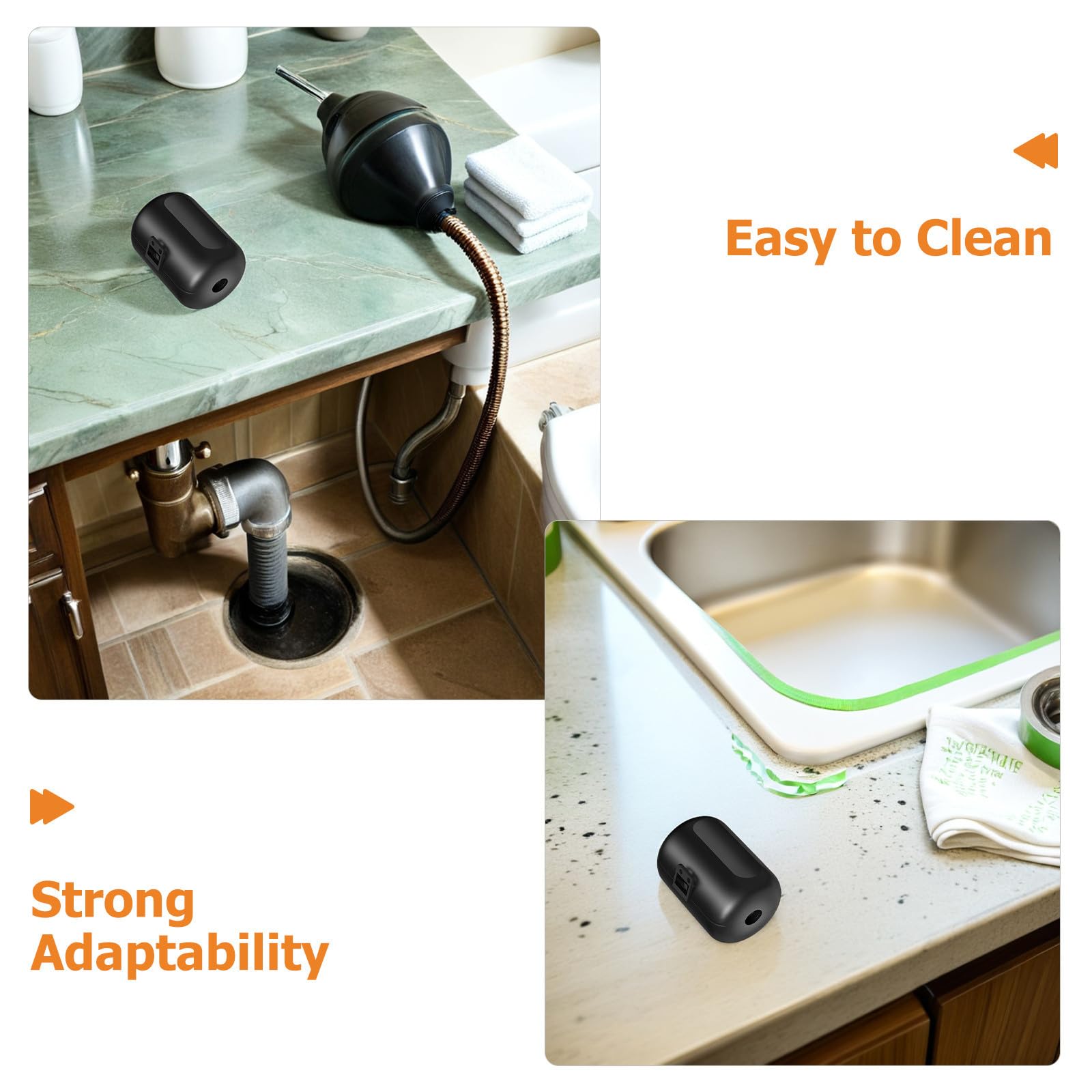 Ciieeo Boule de lestage pour flexible de robinet extractible - Contrepoids en plastique de 500 g, compatible avec tous les flexibles de robinets d'évier de cuisine.