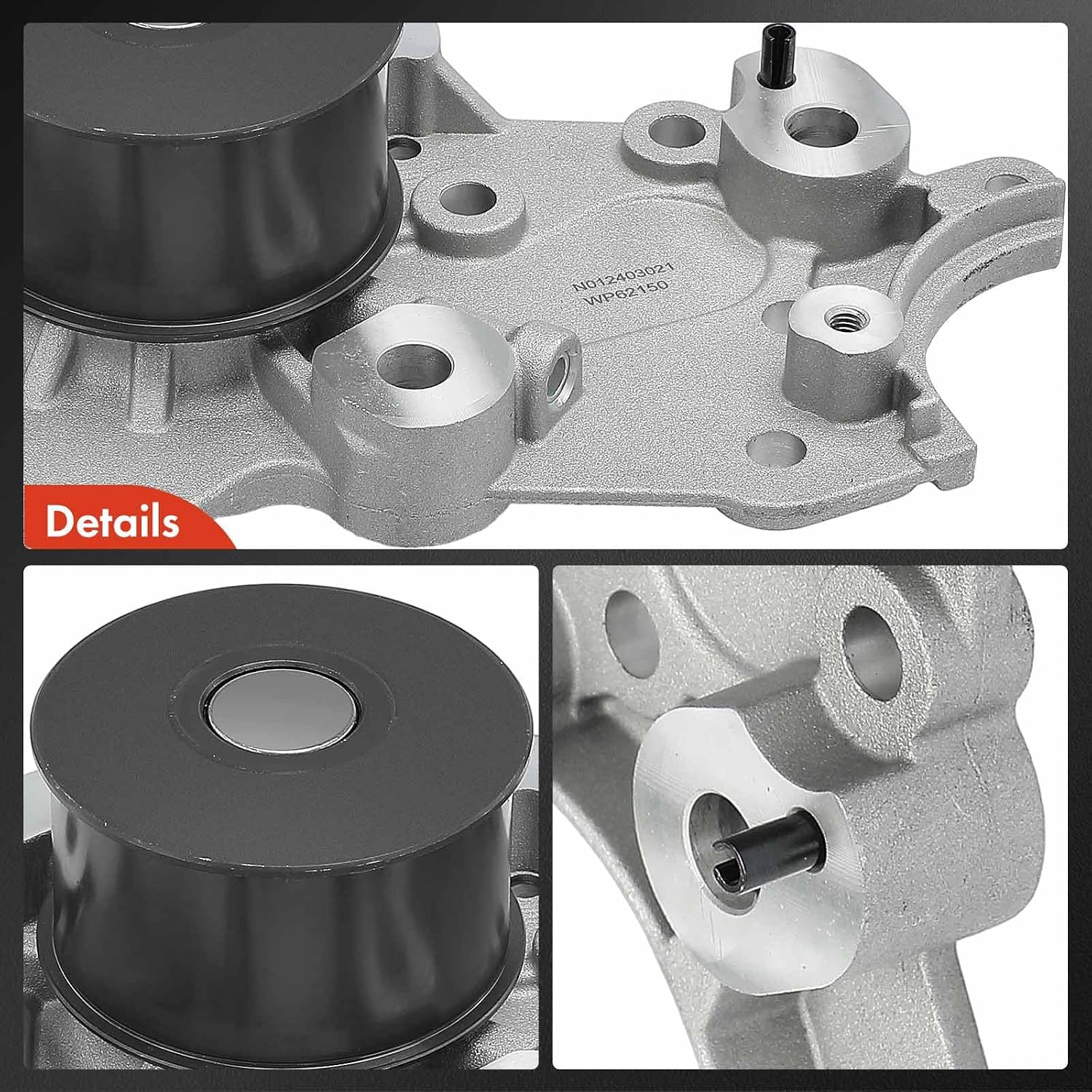 A-Premium Engine Water Pump Compatible with Kia Optima 2006-2010, Rondo 2007-2012, Magentis 2007-2010 & Hyundai Santa Fe 2007-2009, 2.7L