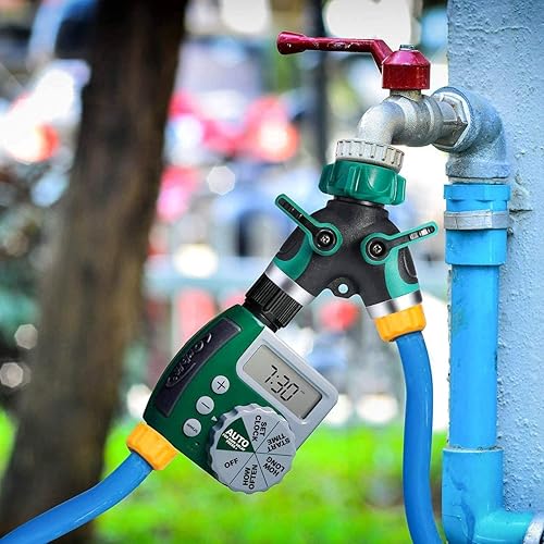 Miniatura 5 de Divisor de manguera de 2 vías resistente, divisor de manguera de jardín, divisor de manguera de agua, conector Y, divisor de manguera en Y, 2