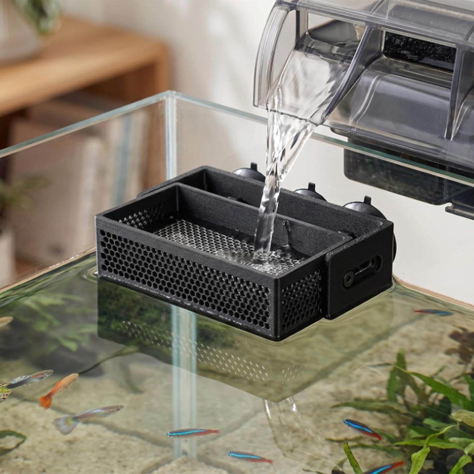Filtr do akwarium przegroda wisząca na filtrze uniwersalny spowalniający