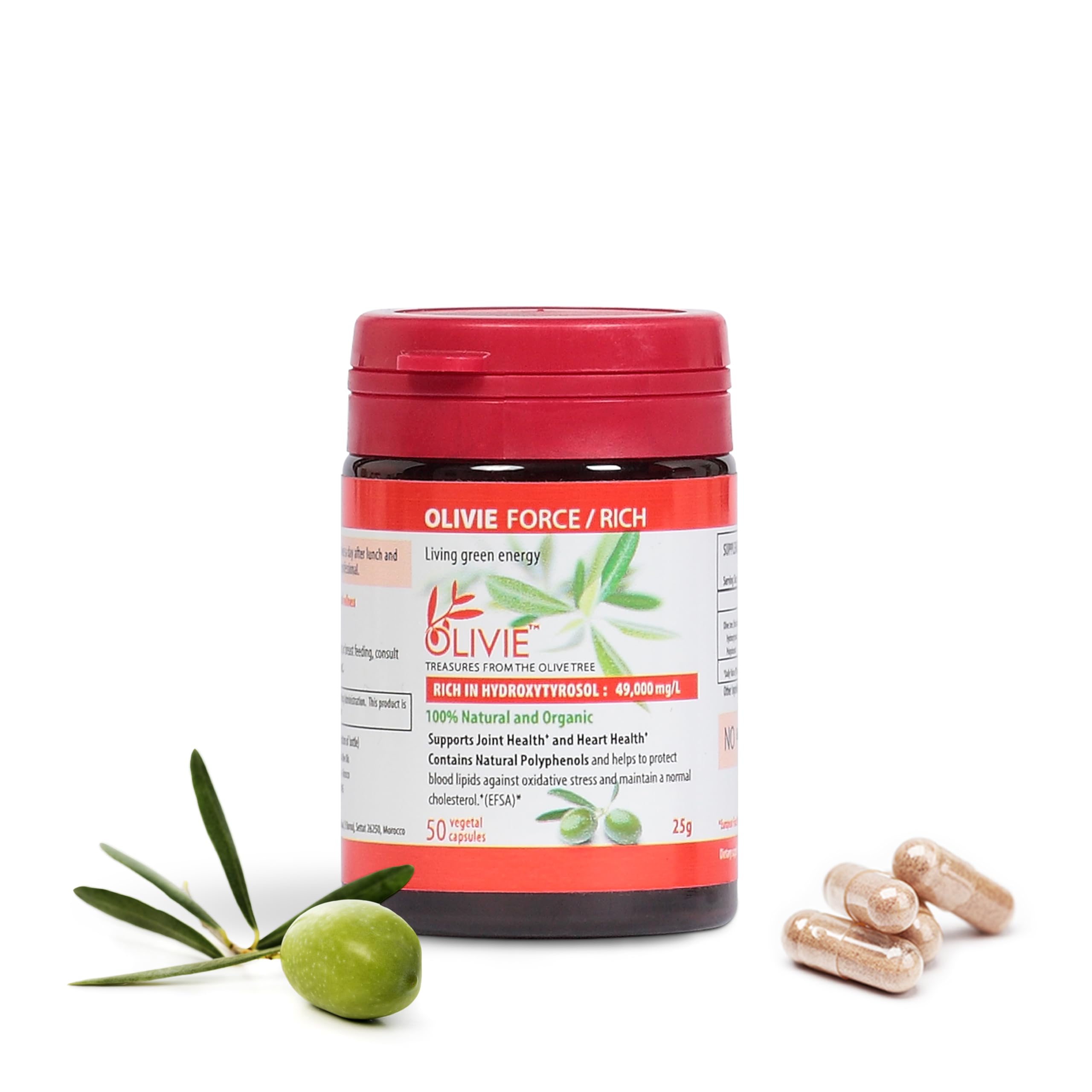 Amazon.com: Organic Olive Leaf Extract Capsules Olivie Force/Rich