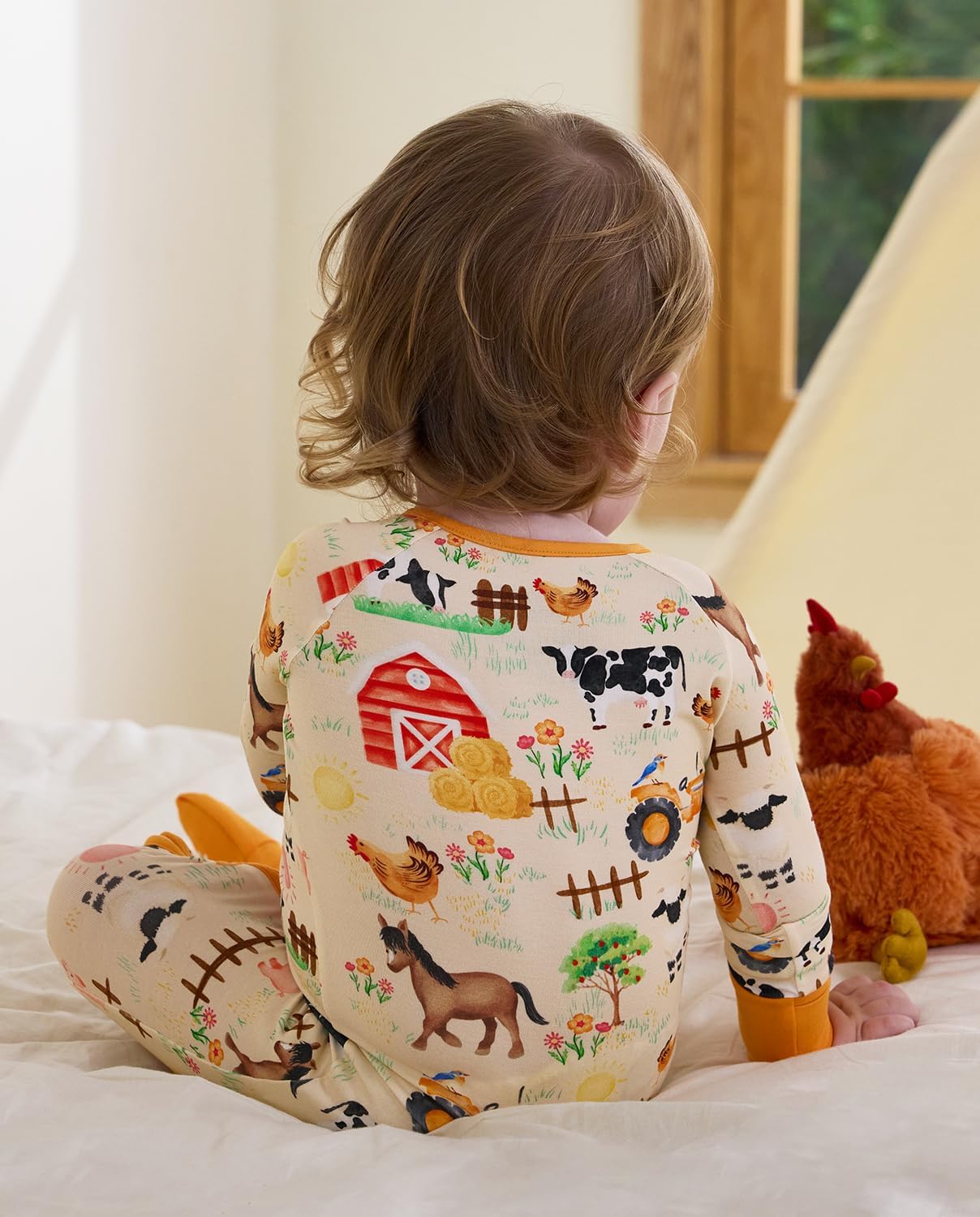 Bamboo Viscose Baby Convertible Footie Pajama, Zipper Pajamas for Baby Boys & Girls, Sleep & Play Footed - Image 3