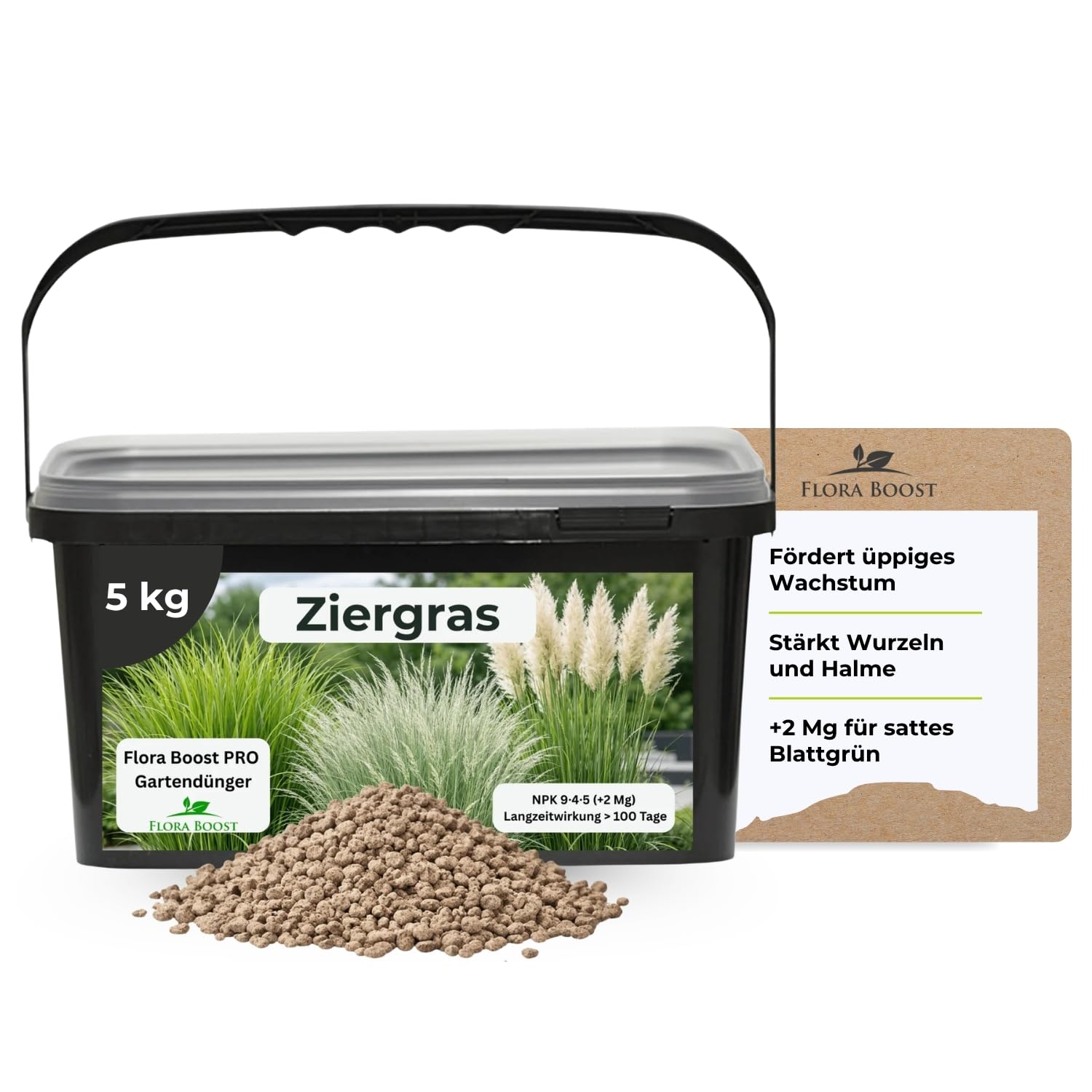 Flora Boost PRO Ziergras Dünger Langzeitwirkung 5 kg