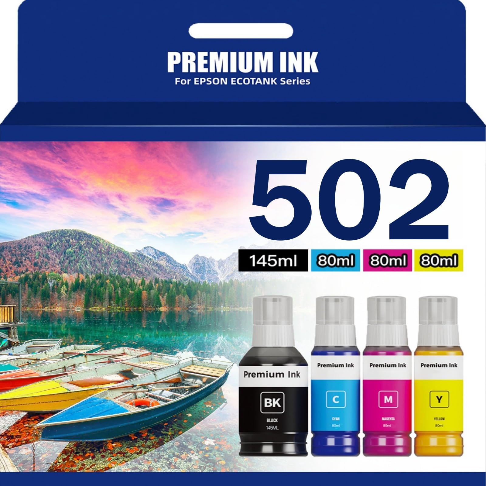OIunendlich T502 502 Ink Refill Bottles for Epson EcoTank