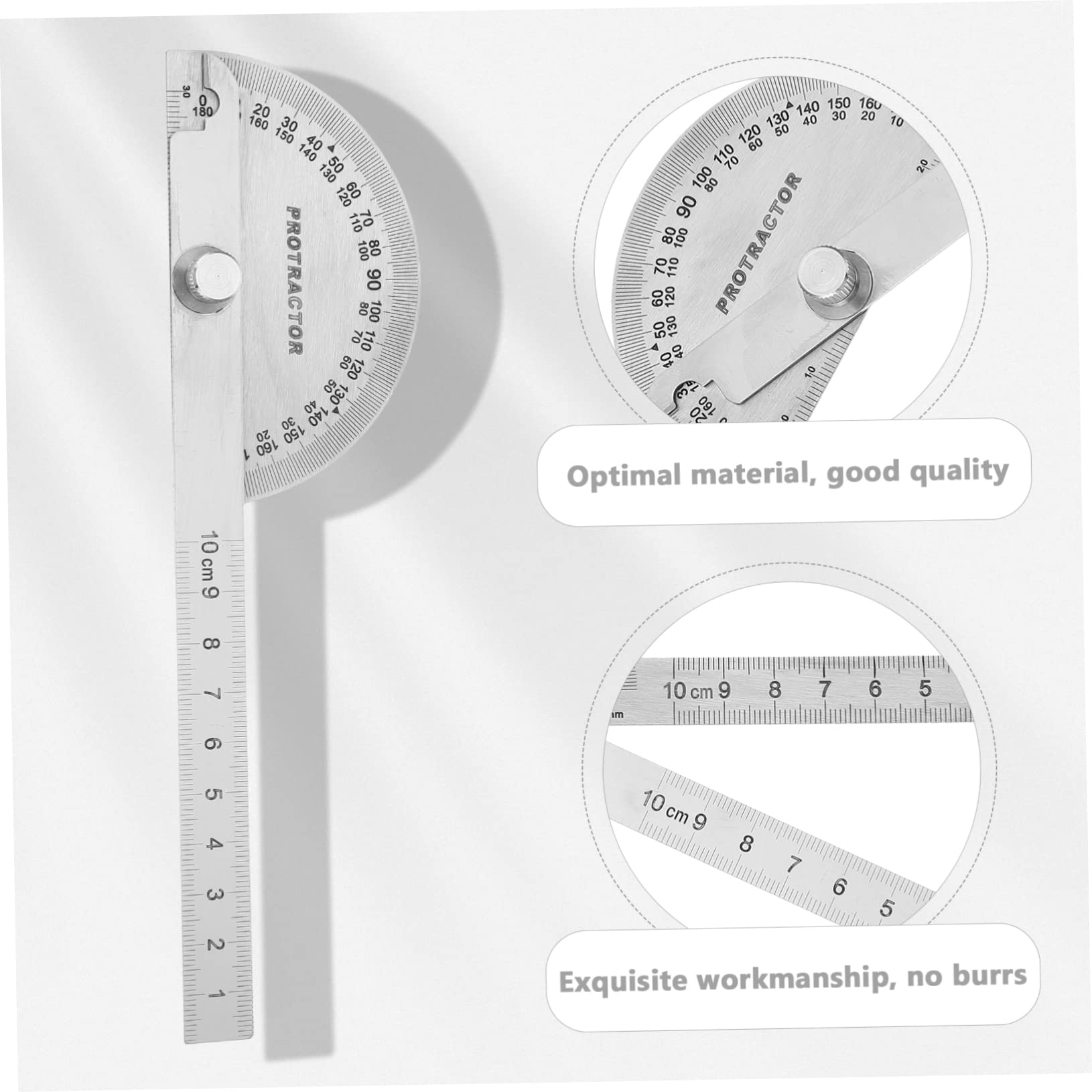 Gogogmee 1Pc Multi Functional Angle Gauge Ruler Protractor Tool for Accurate Woodworking Measurement Design for Carpentry and Projects