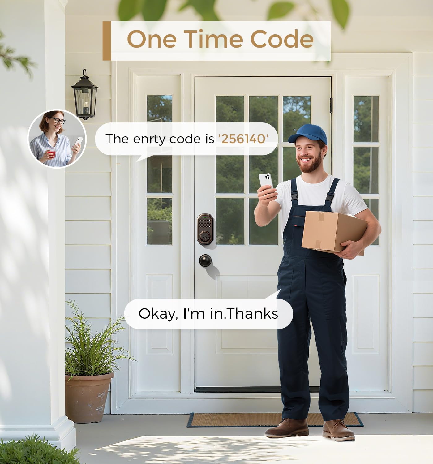 Serratura E Campanello Smart 2 In 1 - Visione Ultra HD 2K E Controllo - Foto 6