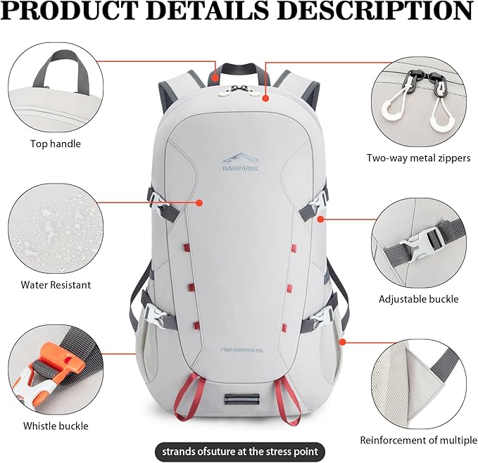 Lightweight Hiking Backpack for Outdoor Adventures | 35L Travel Daypack