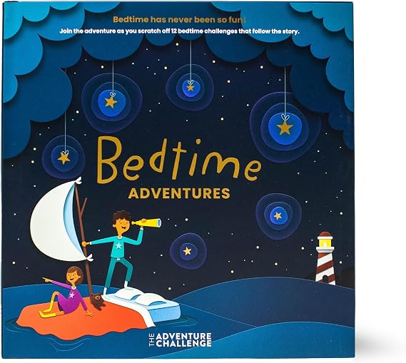 Bedtime Adventures - Includes 12 Exciting Bedtime Story Book Challenges | The Adventure Challenge for Kids & Toddlers, Engaging Book for Parents & Children