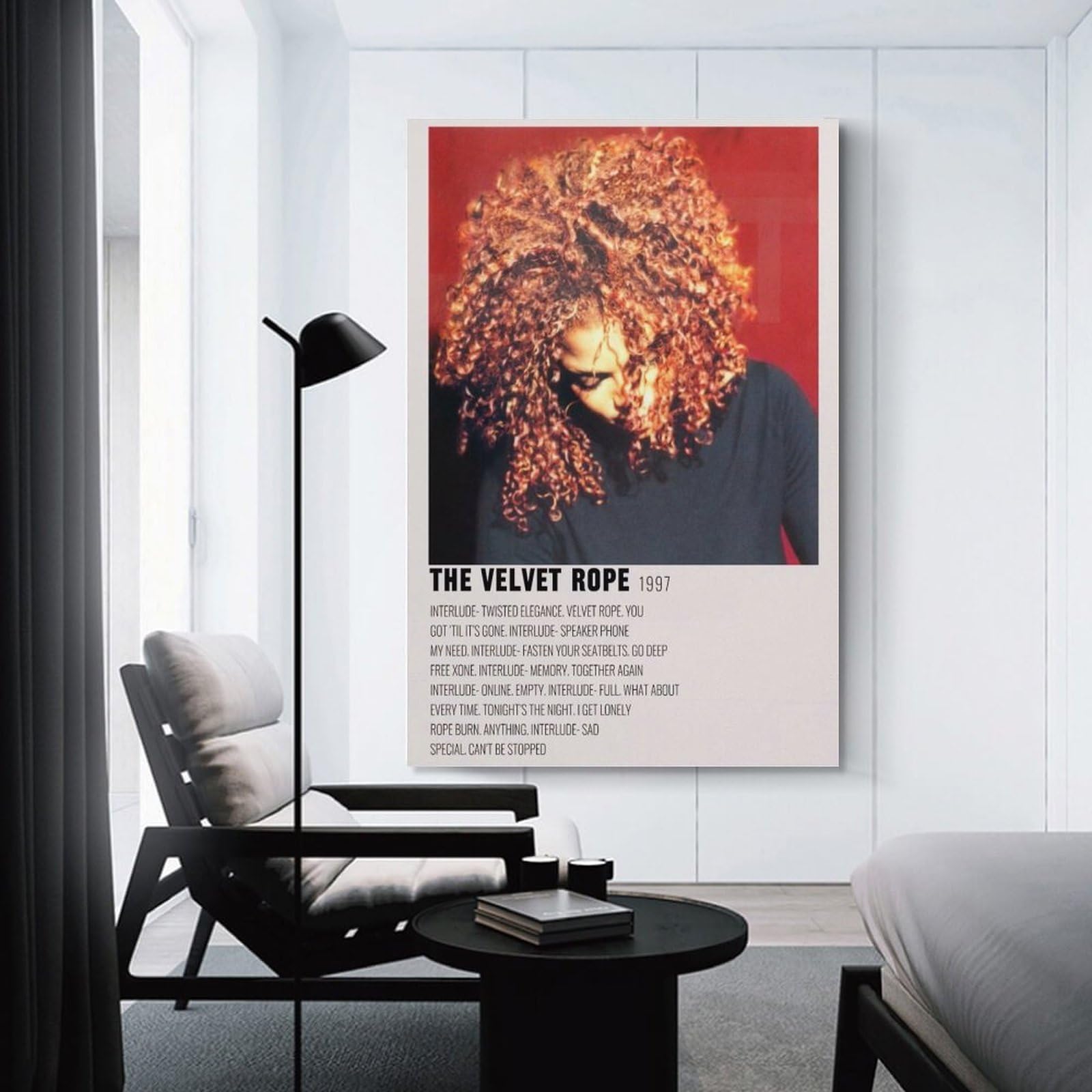 Amazon.com: IVNE HY5V Janet Jackson The Velvet Rope 1 Canvas