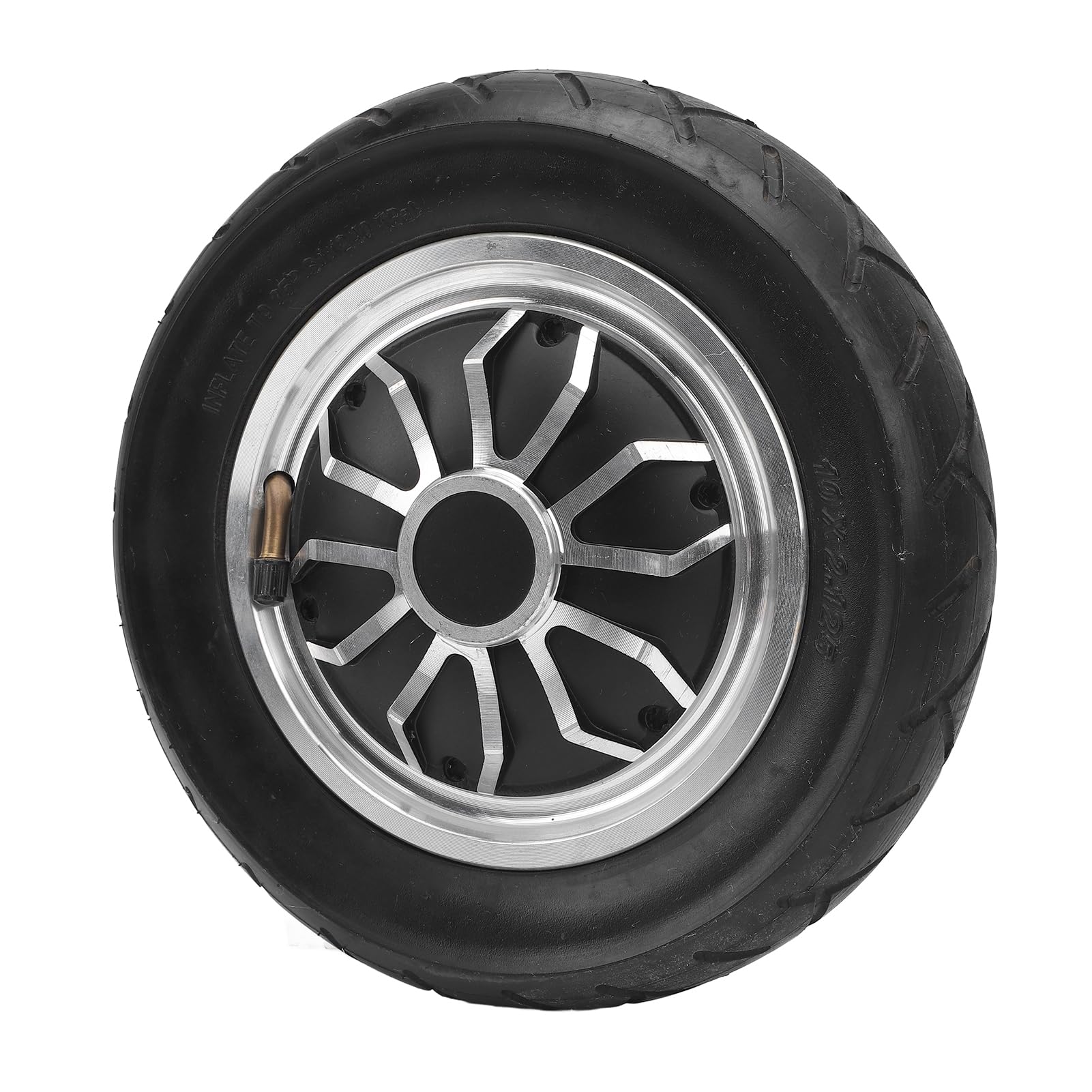 POENVFPO 10 Inch Electric Scooter Hub Motor,36V 350W Hub Motor with Tire Replacement for Electric Scooter Folding Cycle