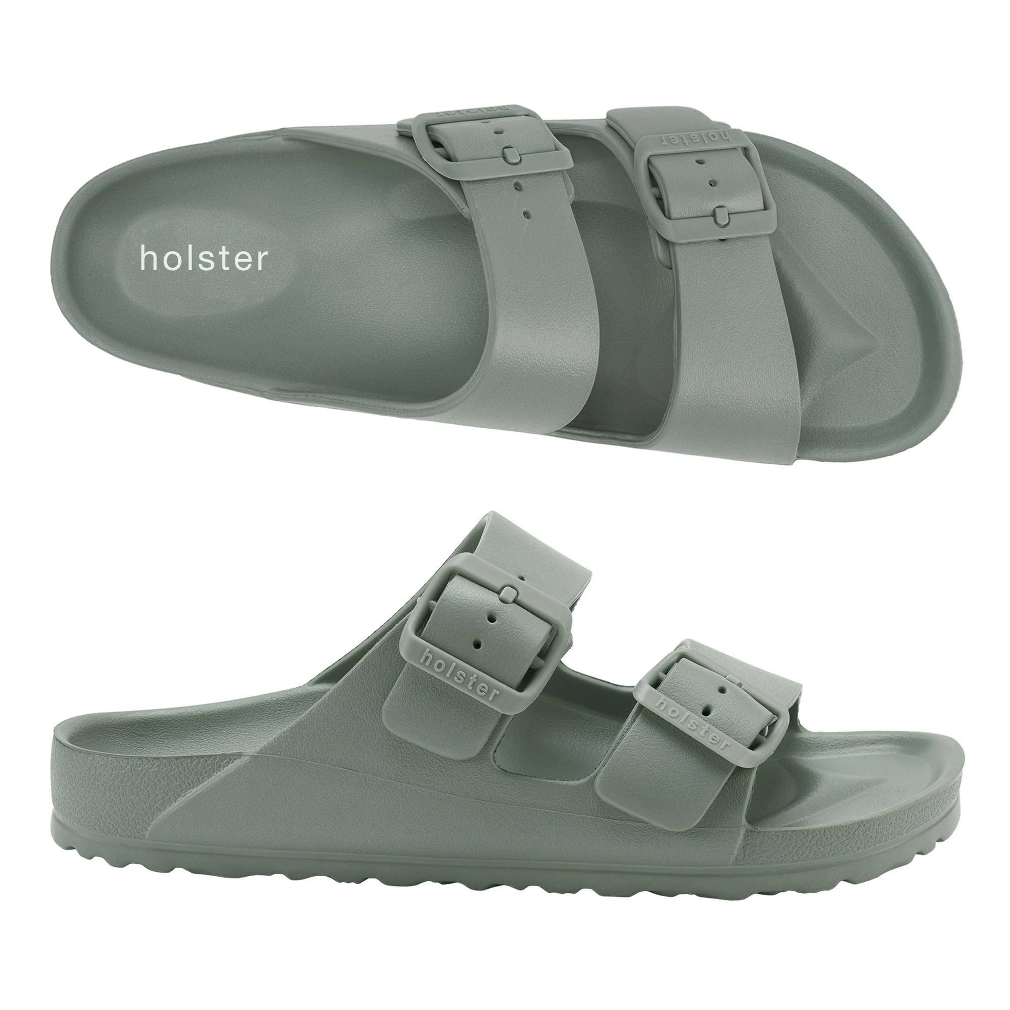 Holster Sundreamer - Sandalias veganas para mujer, ligeras, de EVA, para uso diario, soporte de arco para el pie, plantilla anatómica, impermeable y antideslizante
